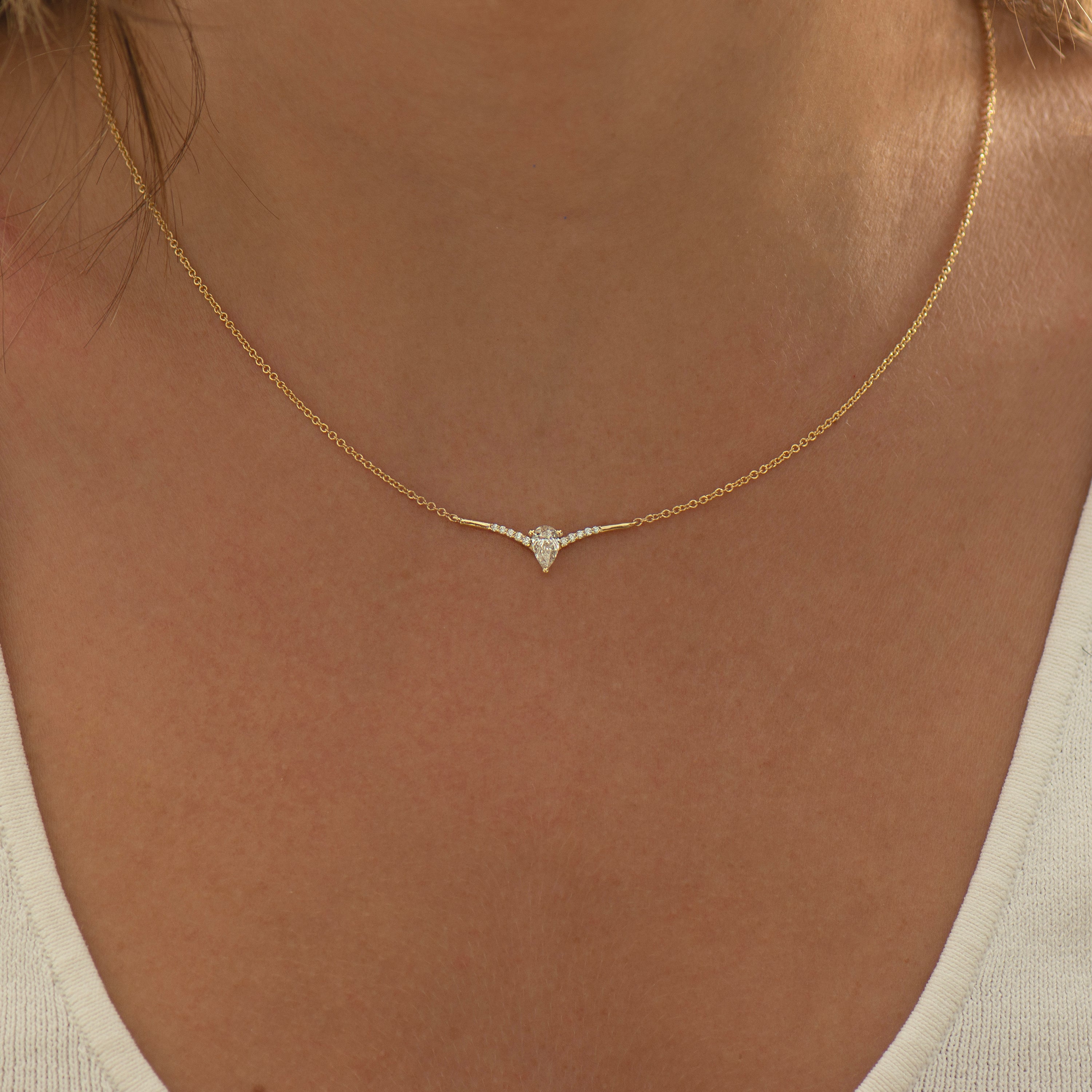 Flying Bird Diamond Necklace