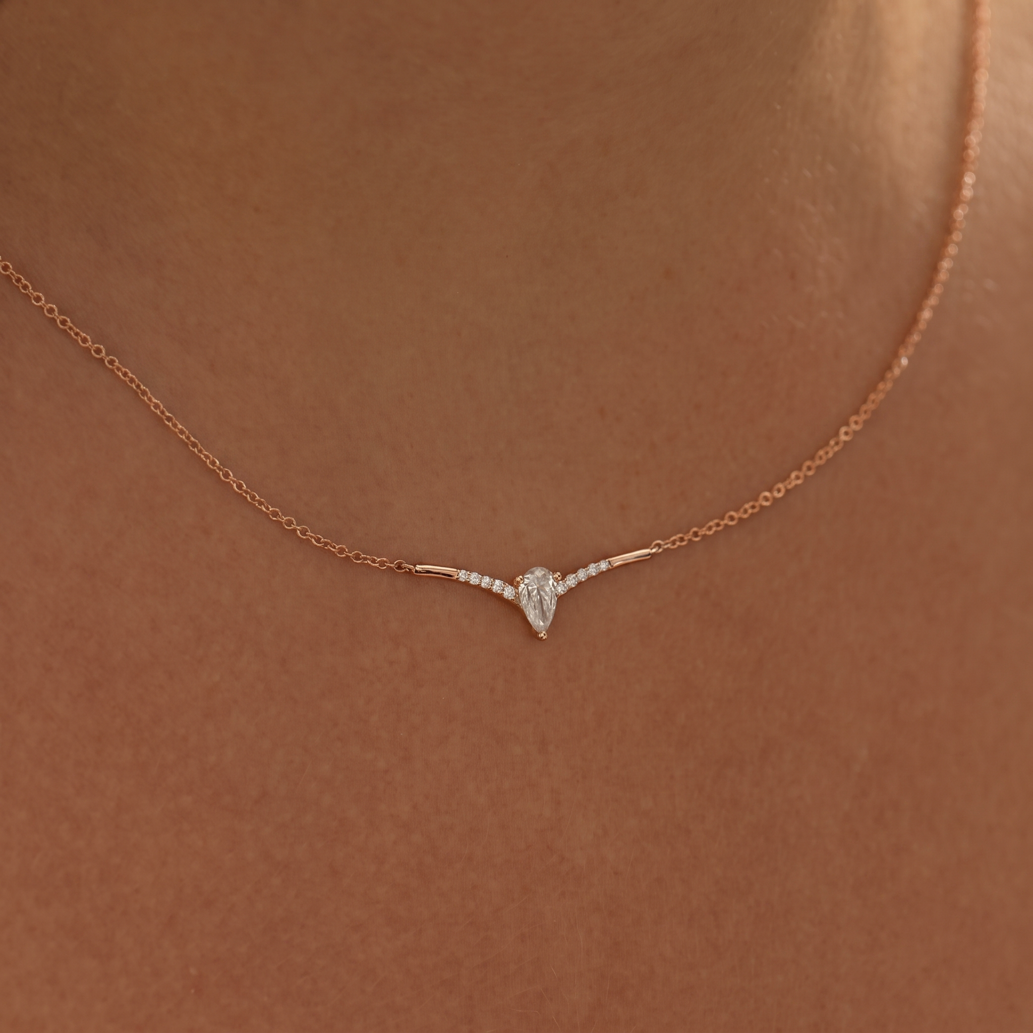 Flying Bird Diamond Necklace
