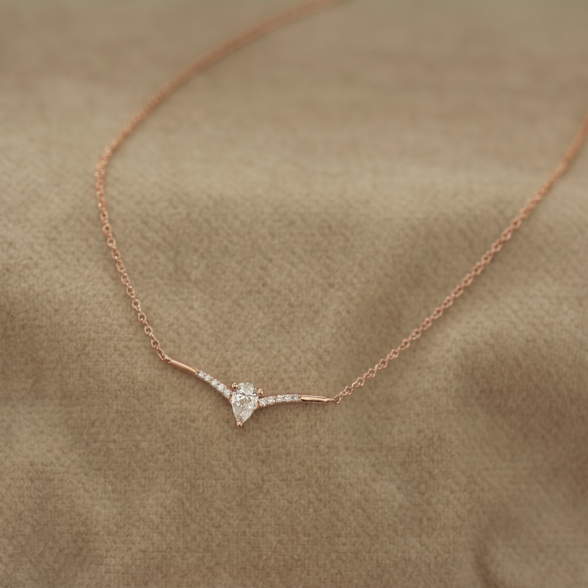 Flying Bird Diamond Necklace