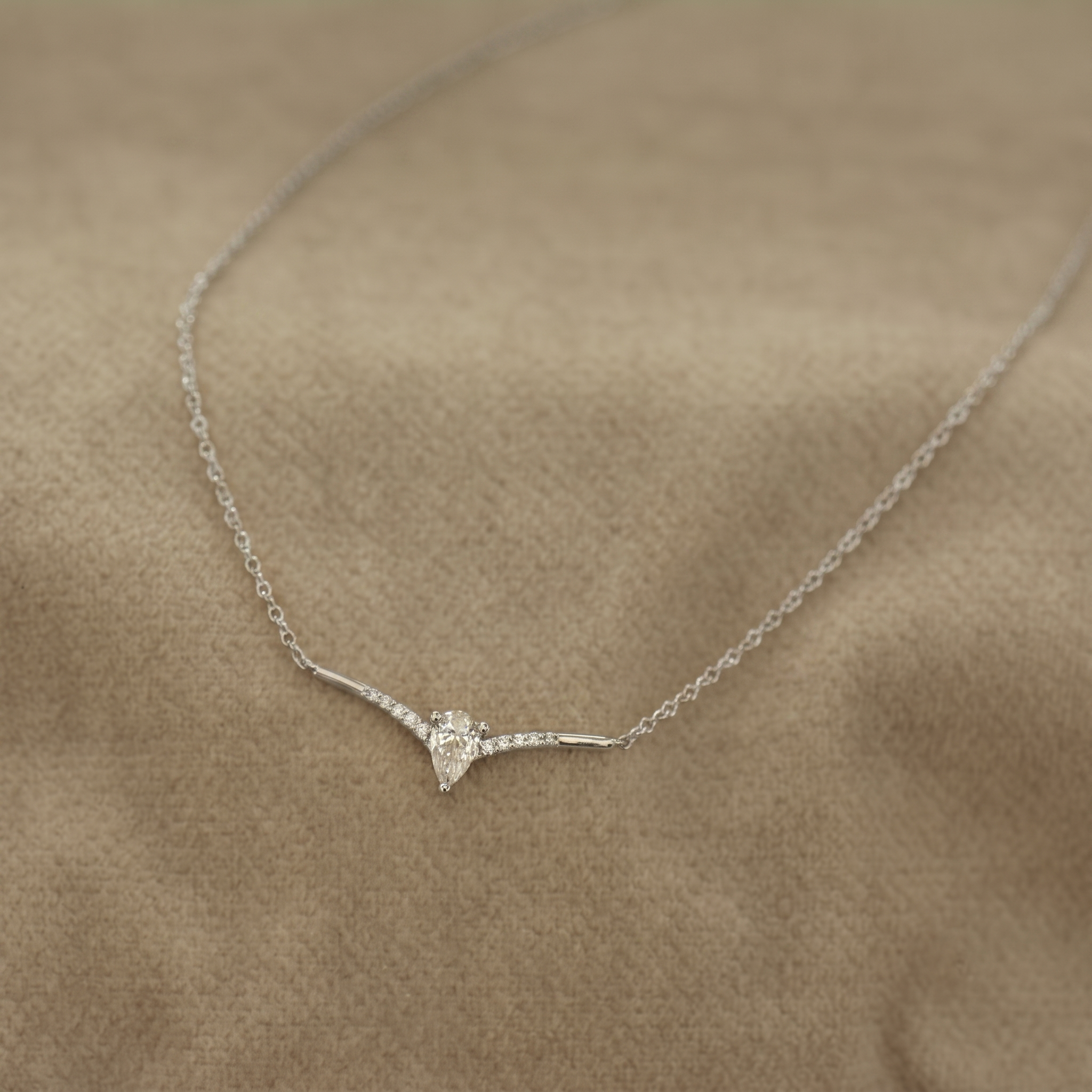 Flying Bird Diamond Necklace