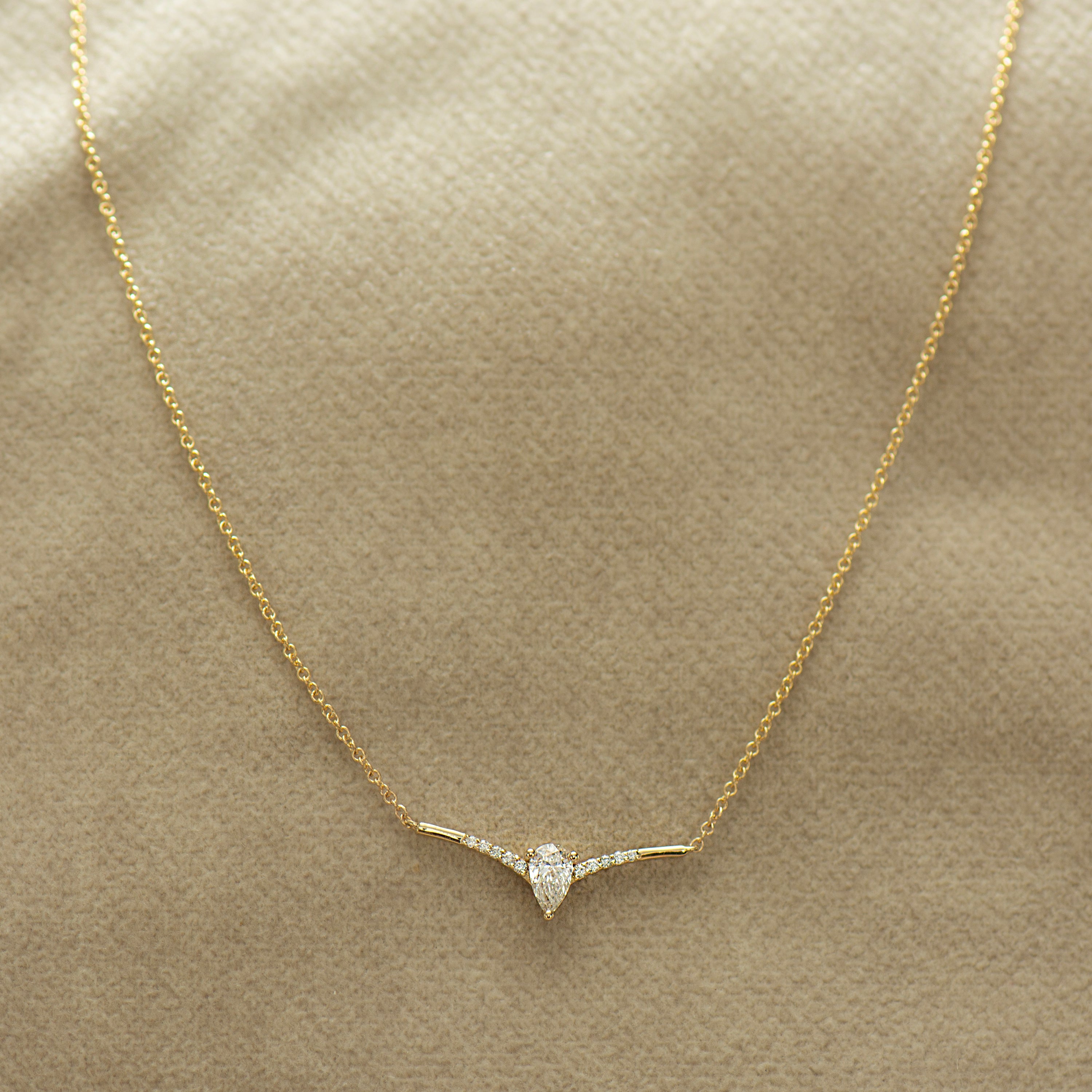 Flying Bird Diamond Necklace