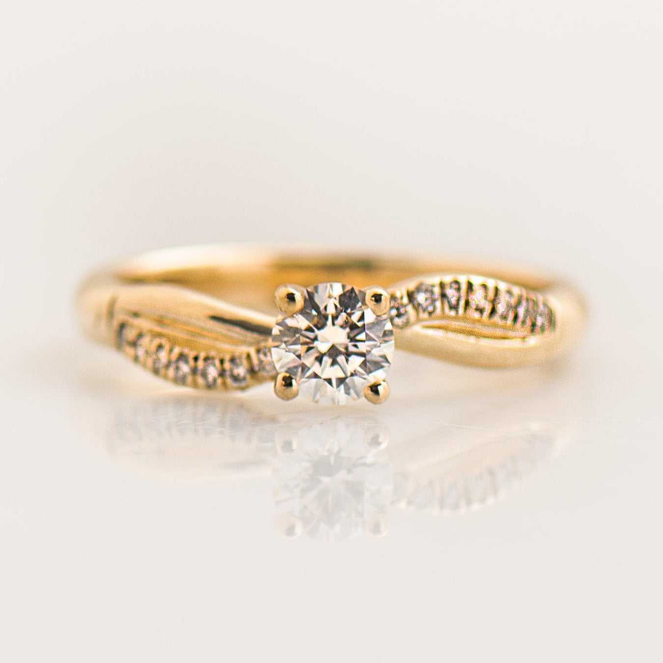 Twisted Engagement Ring