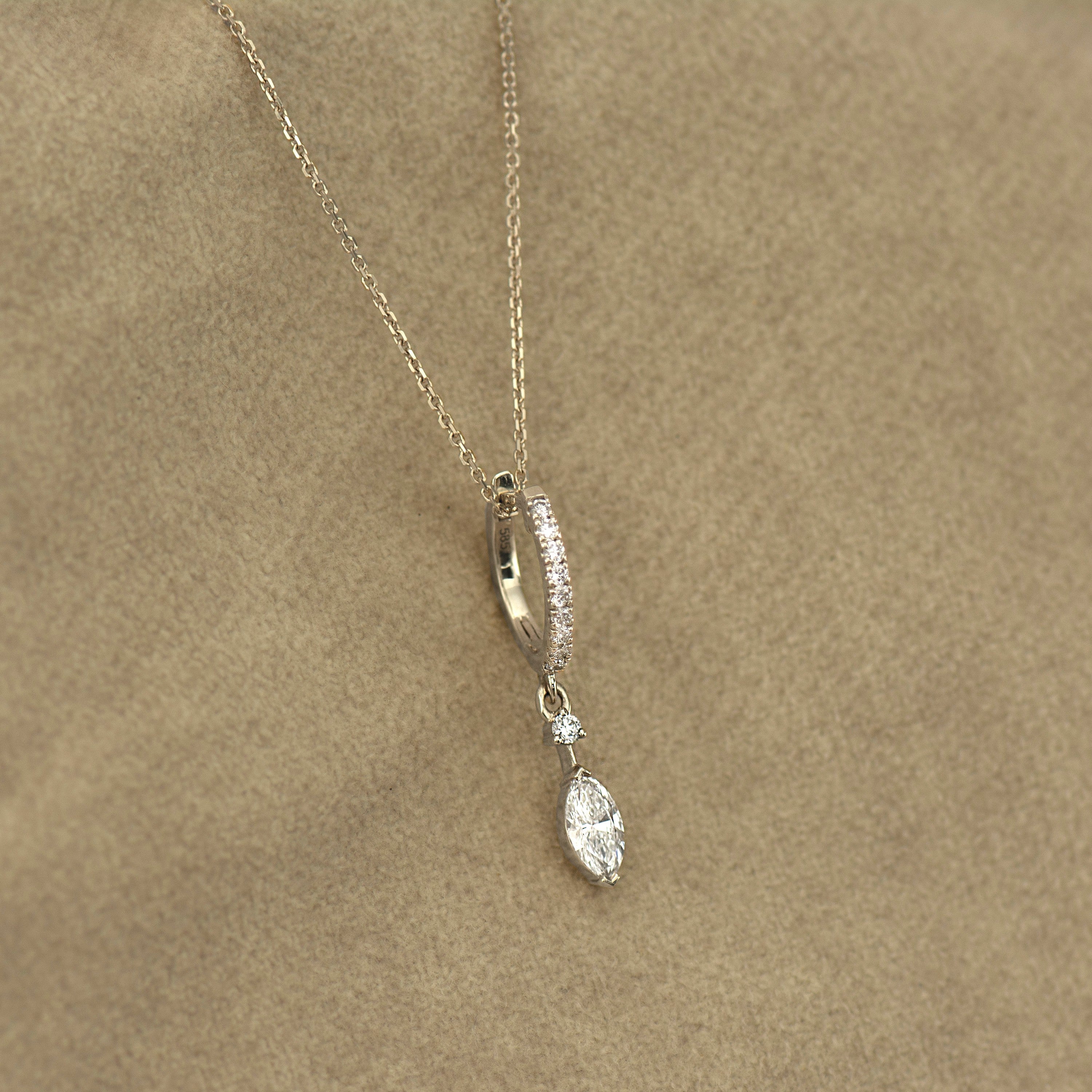 Marquise Diamond Jewelry Set