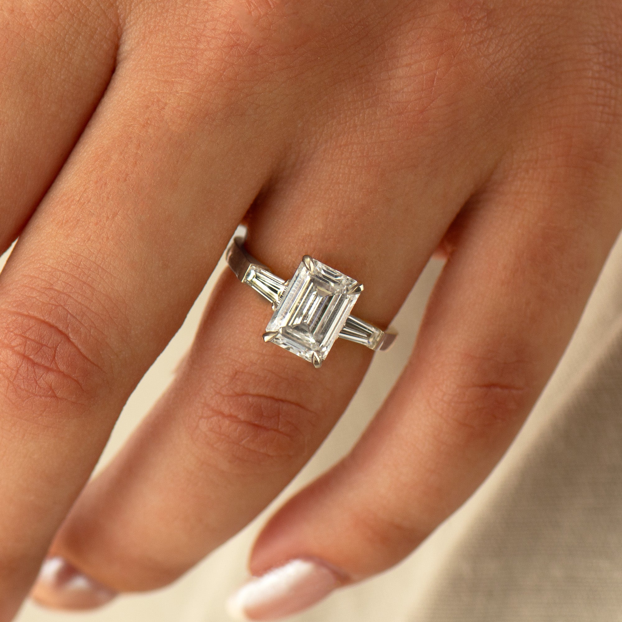 Emerald Cut Engagement Ring