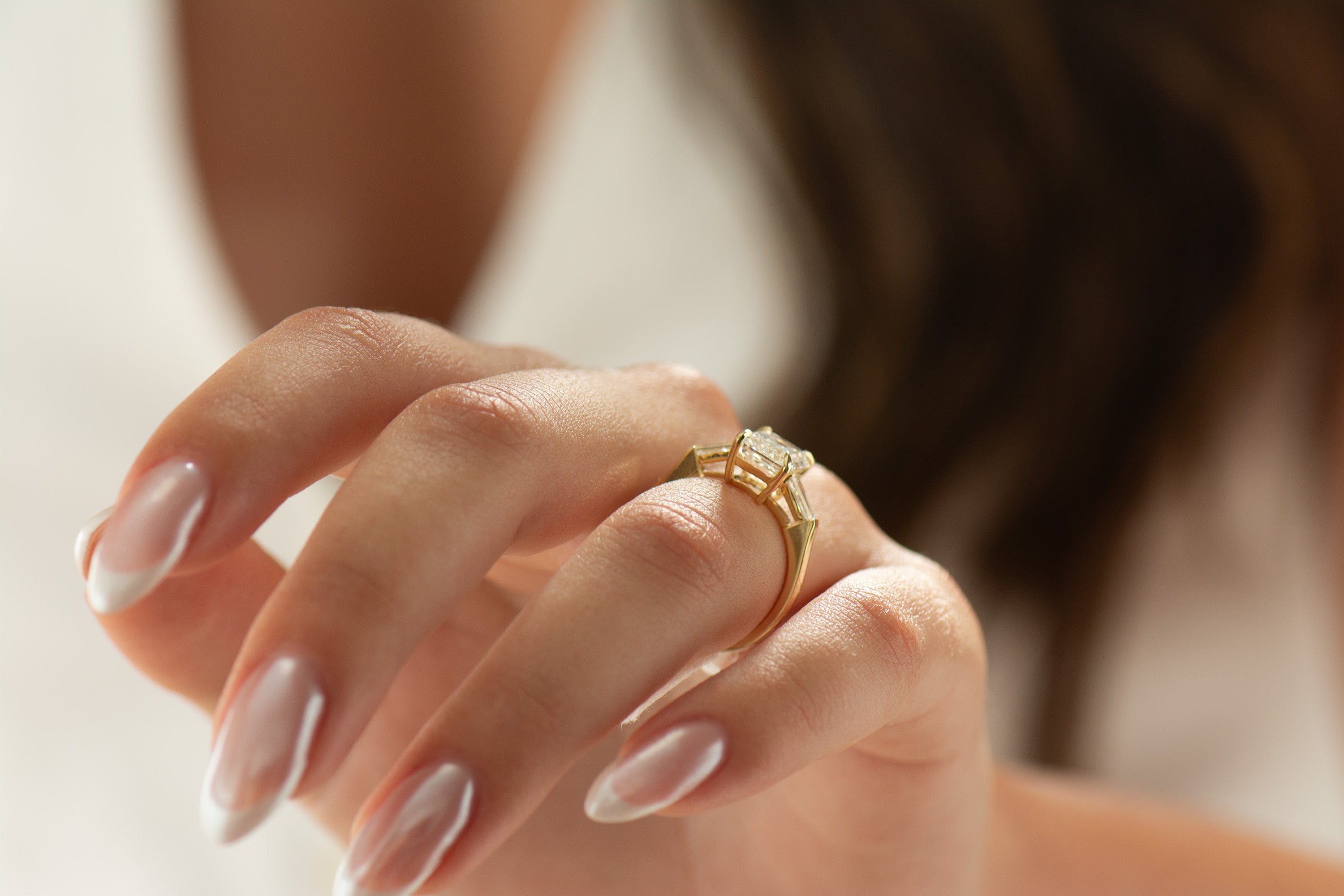 Emerald Cut Engagement Ring