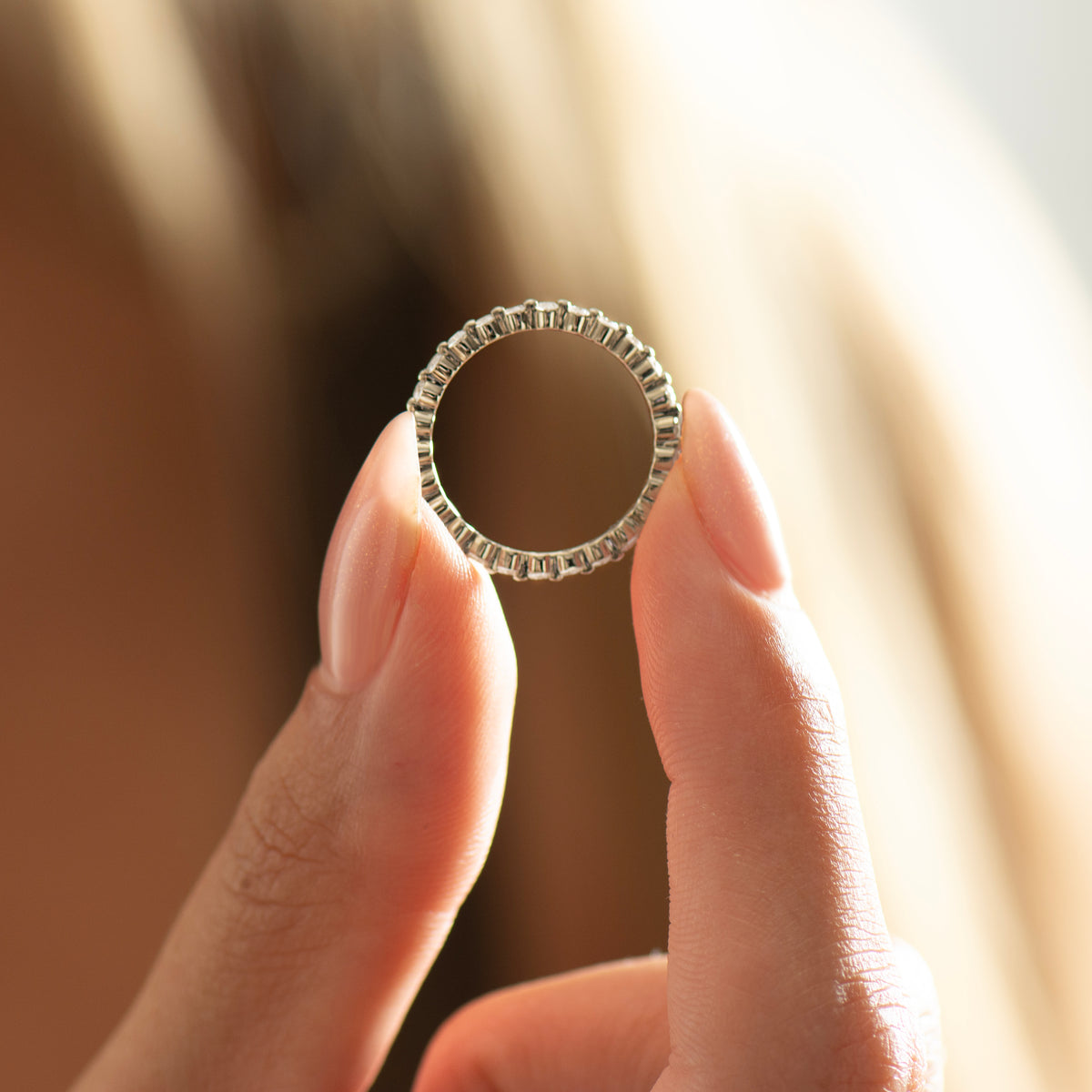 Eternity Bubble Diamonds Ring