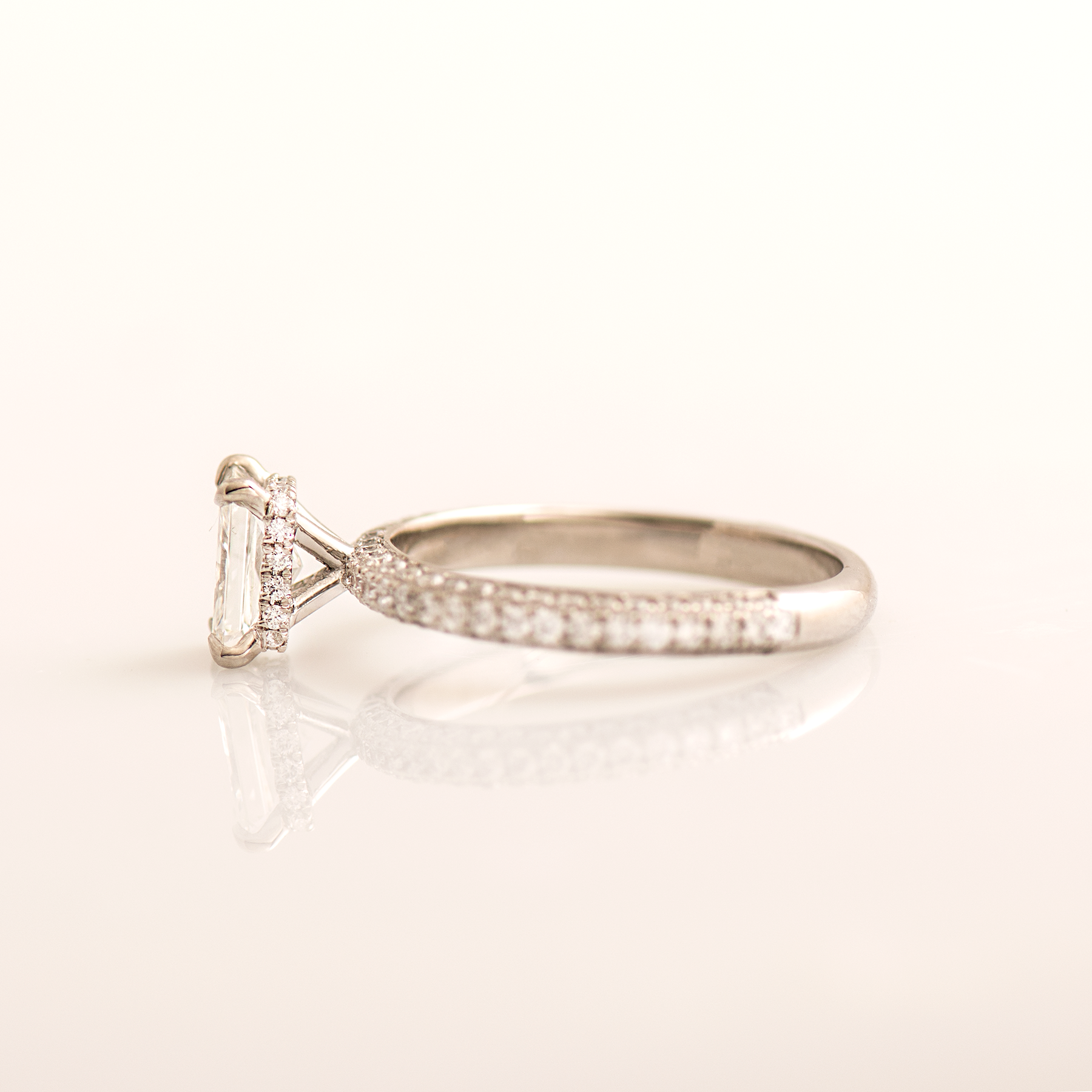 Radiant Engagement Ring
