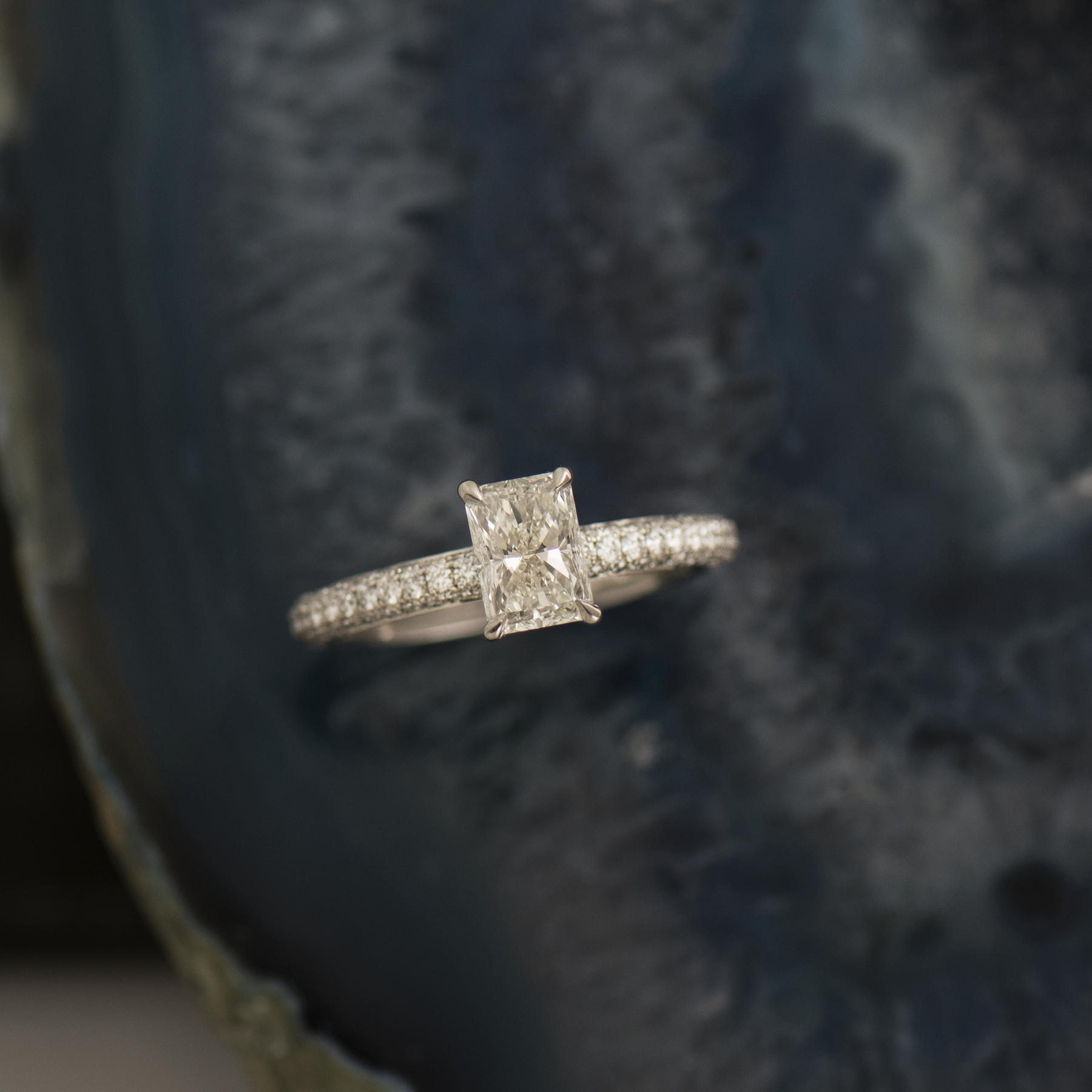 Radiant Engagement Ring