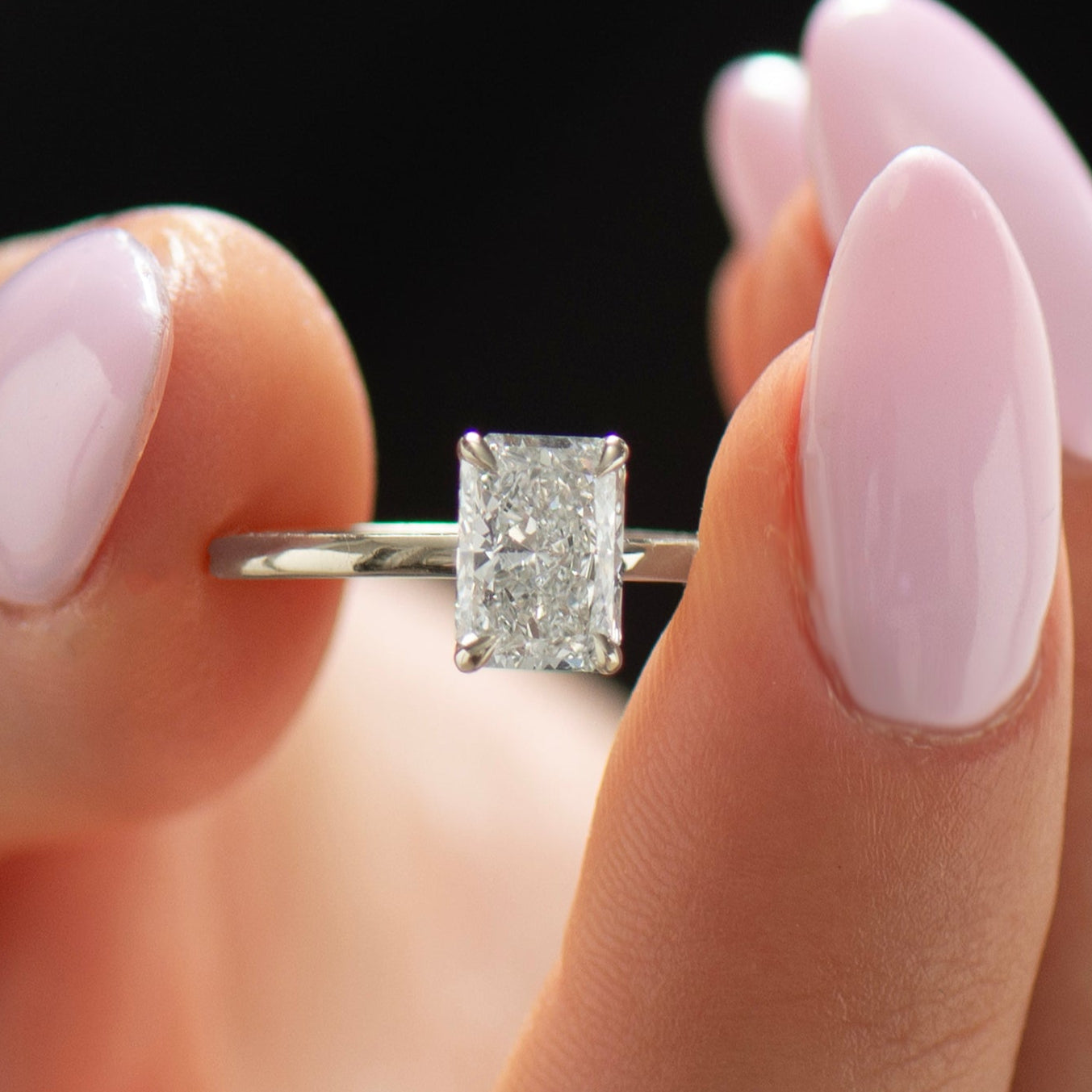 The Skinny Radiant Engagement Ring