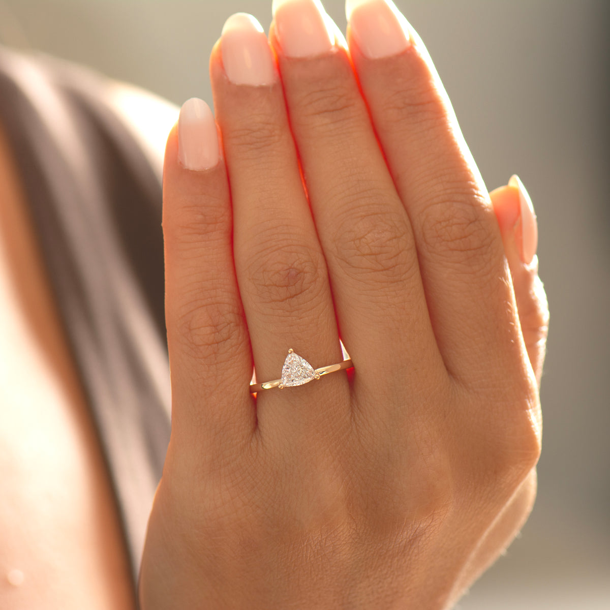 Trillion Engagement Ring