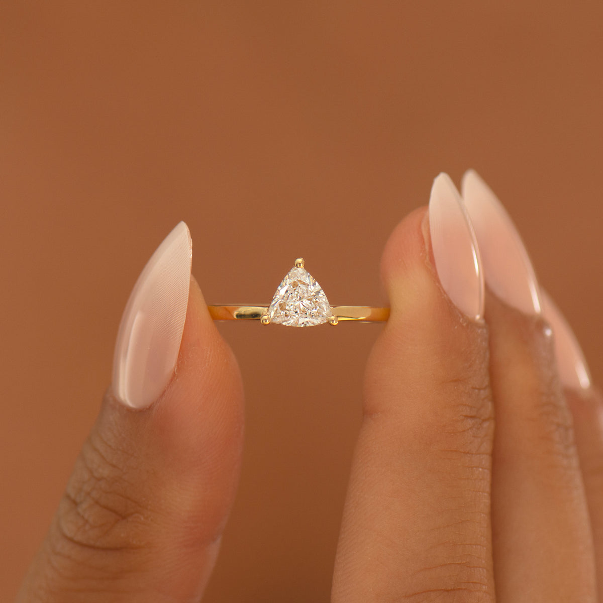 Trillion Engagement Ring