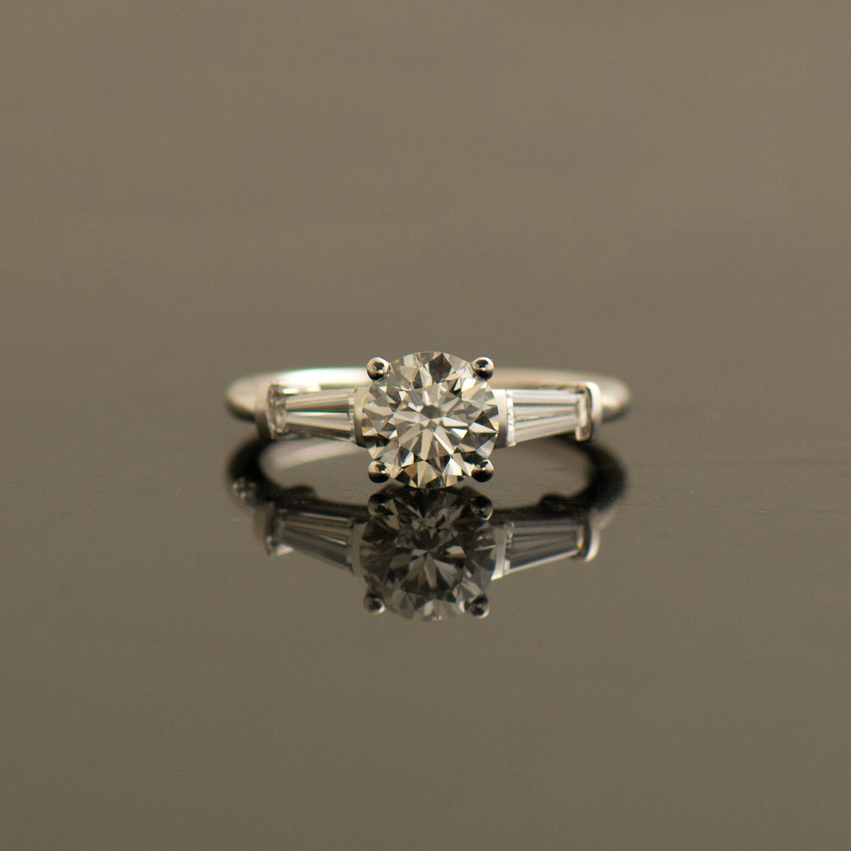 Three stone Lab Diamonds Ring