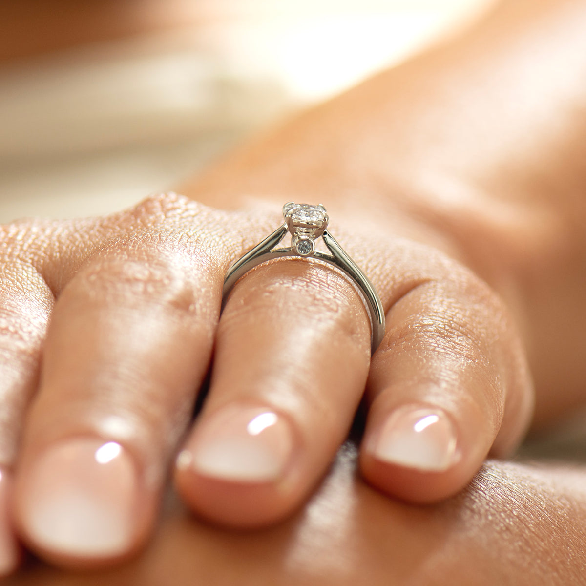 Secret Gemstone Solitaire Ring