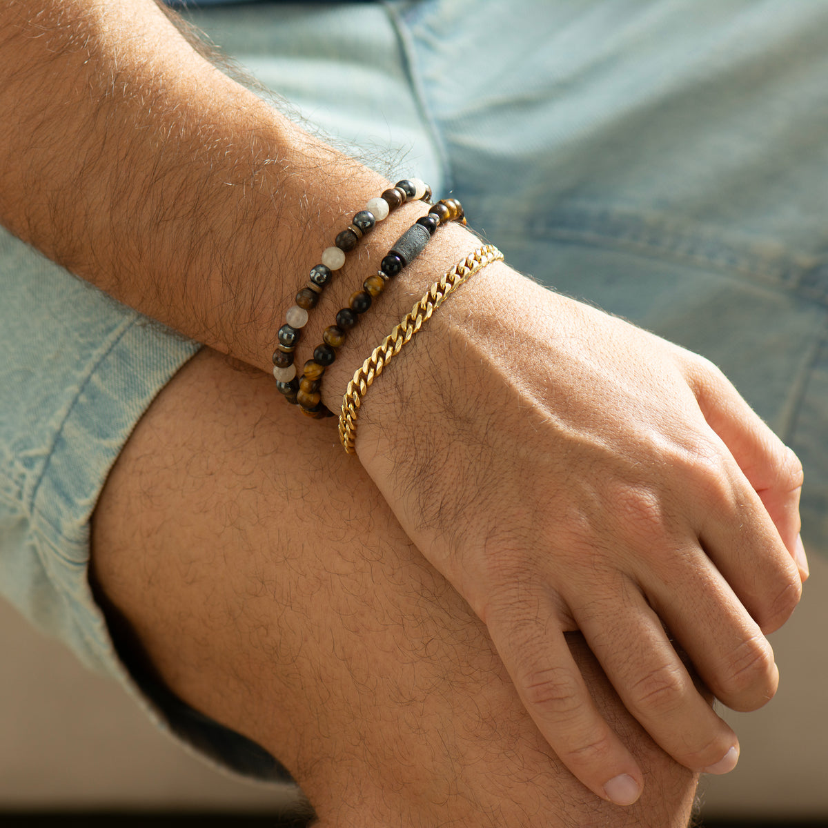 5.5mm Solid Gold Cuban Link Bracelet