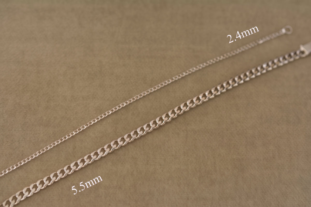 5.5mm Solid Gold Cuban Link Bracelet