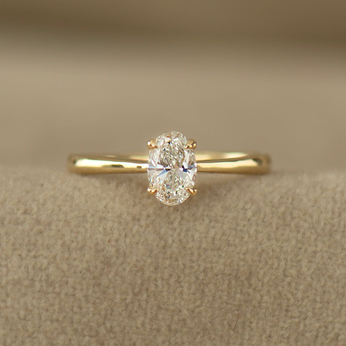 Secret Gemstone Solitaire Ring