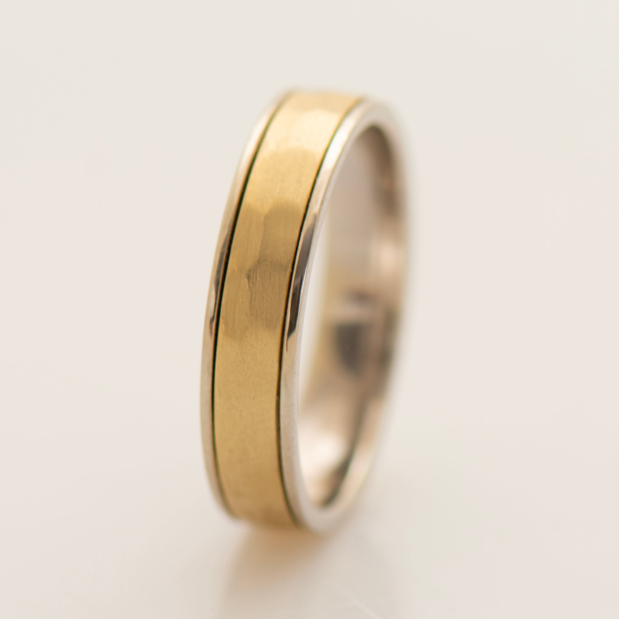 5MM Two Tone Wedding Band