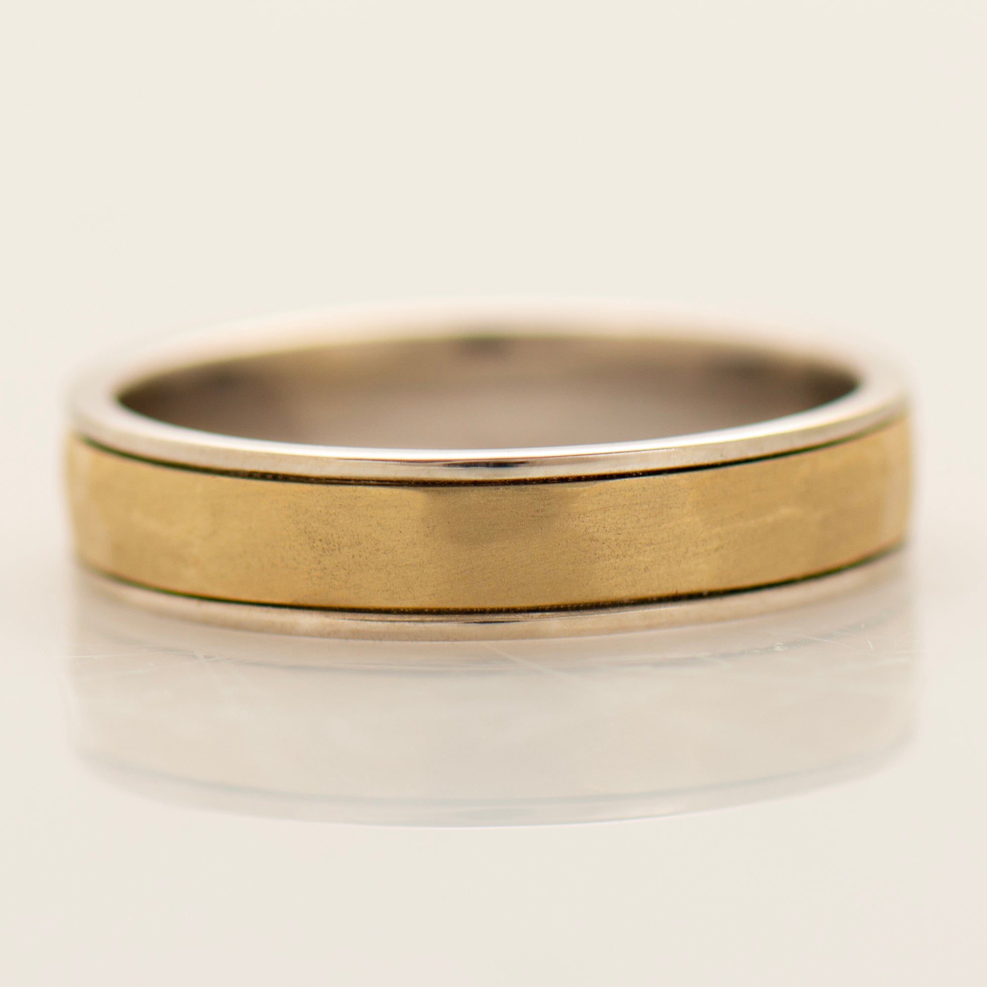 5MM Two Tone Wedding Band