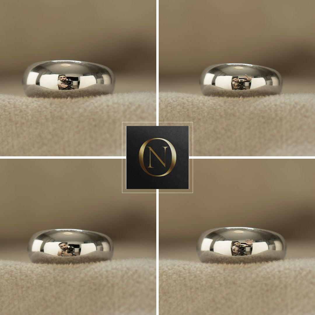 Plain Bombe Statement Ring