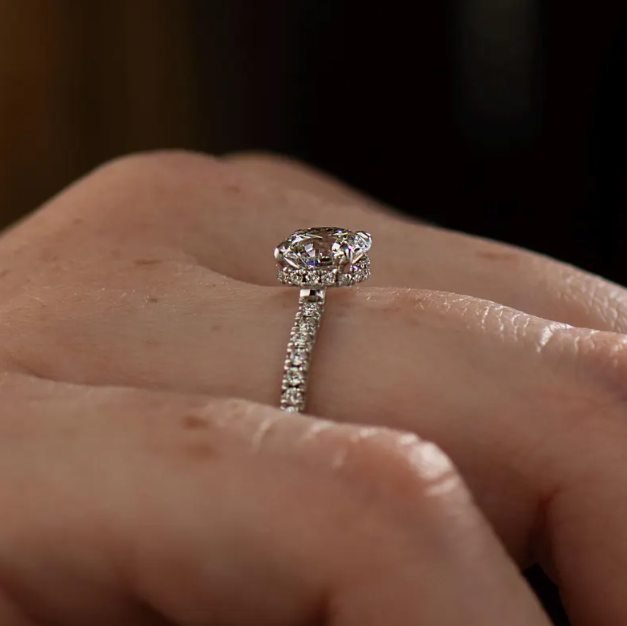 Floating Engagement Ring
