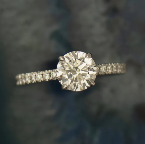 Floating Engagement Ring