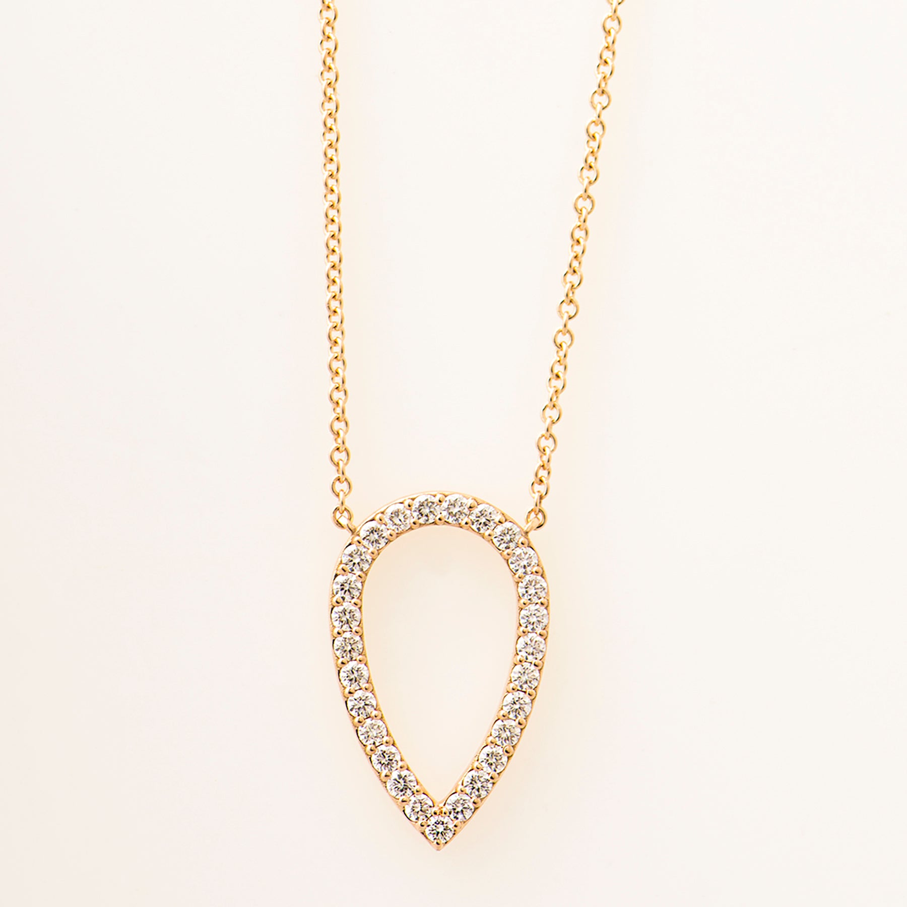 Pear Diamonds Necklace