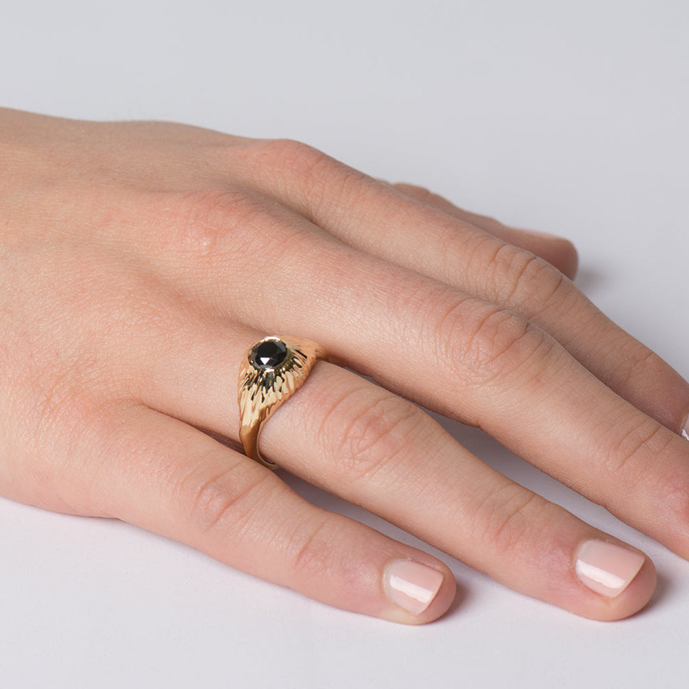 Volcano Ring - Black Diamond