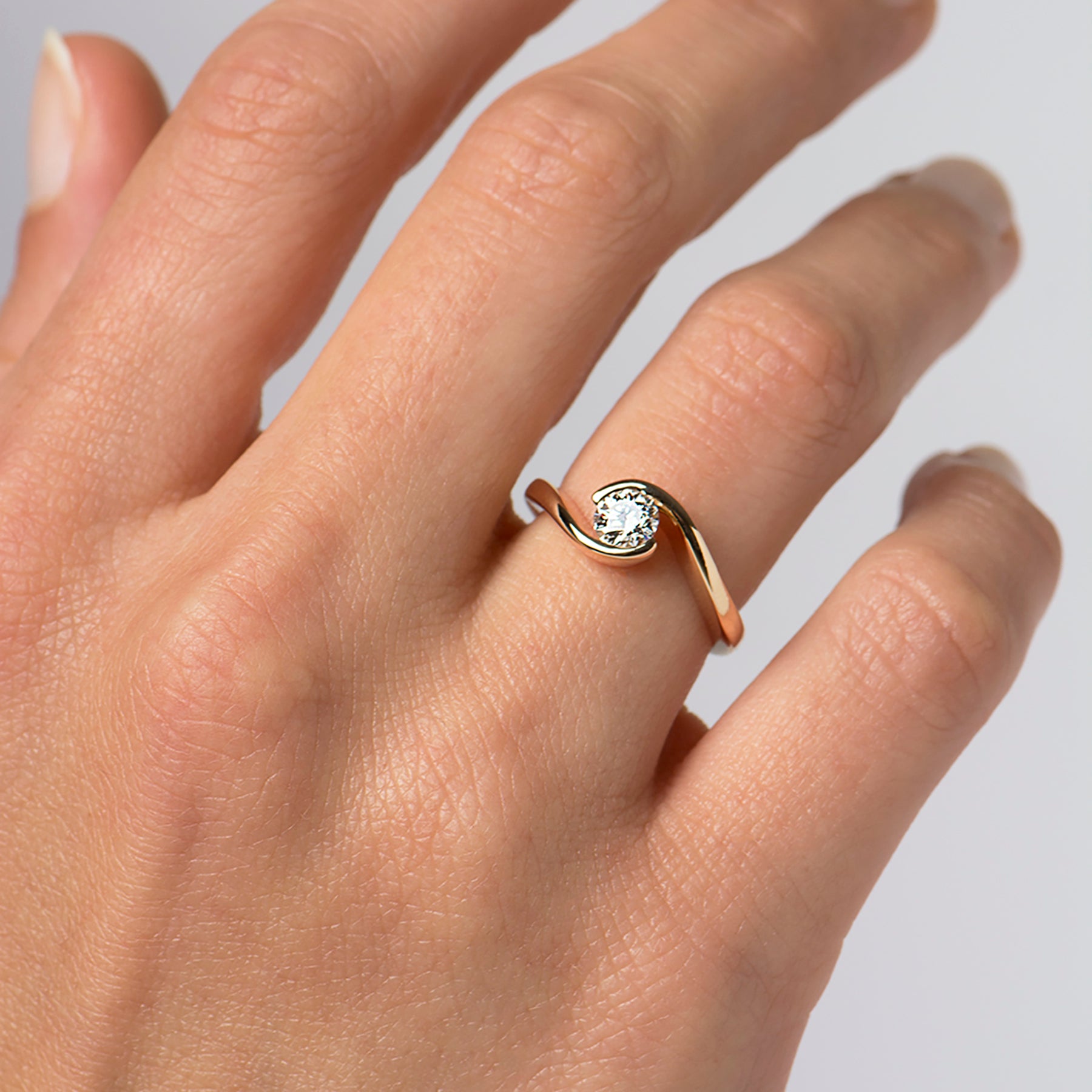 Twisted Engagement Ring