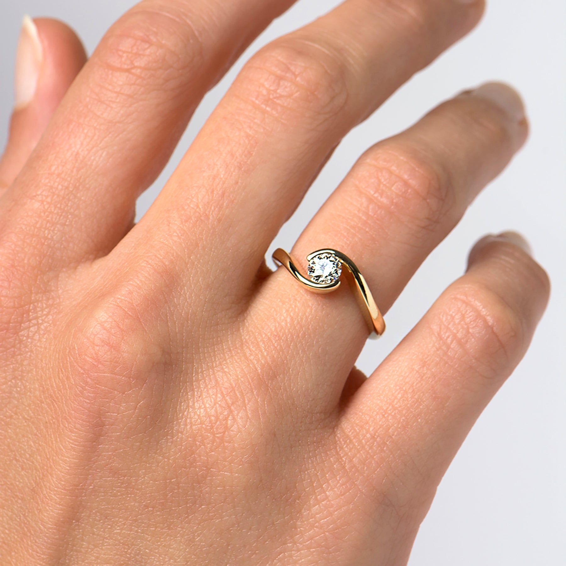 Twisted Engagement Ring