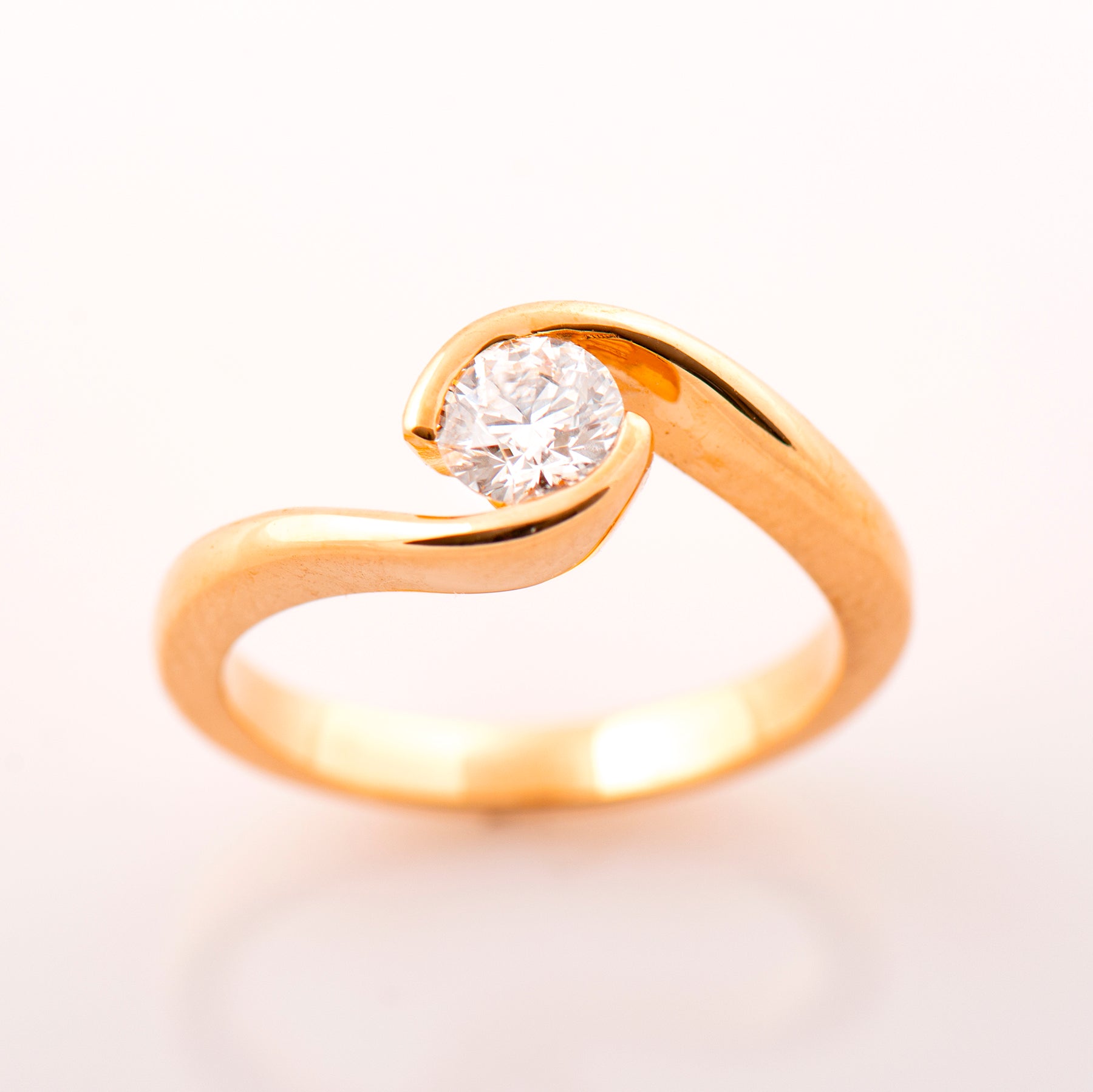 Twisted Engagement Ring