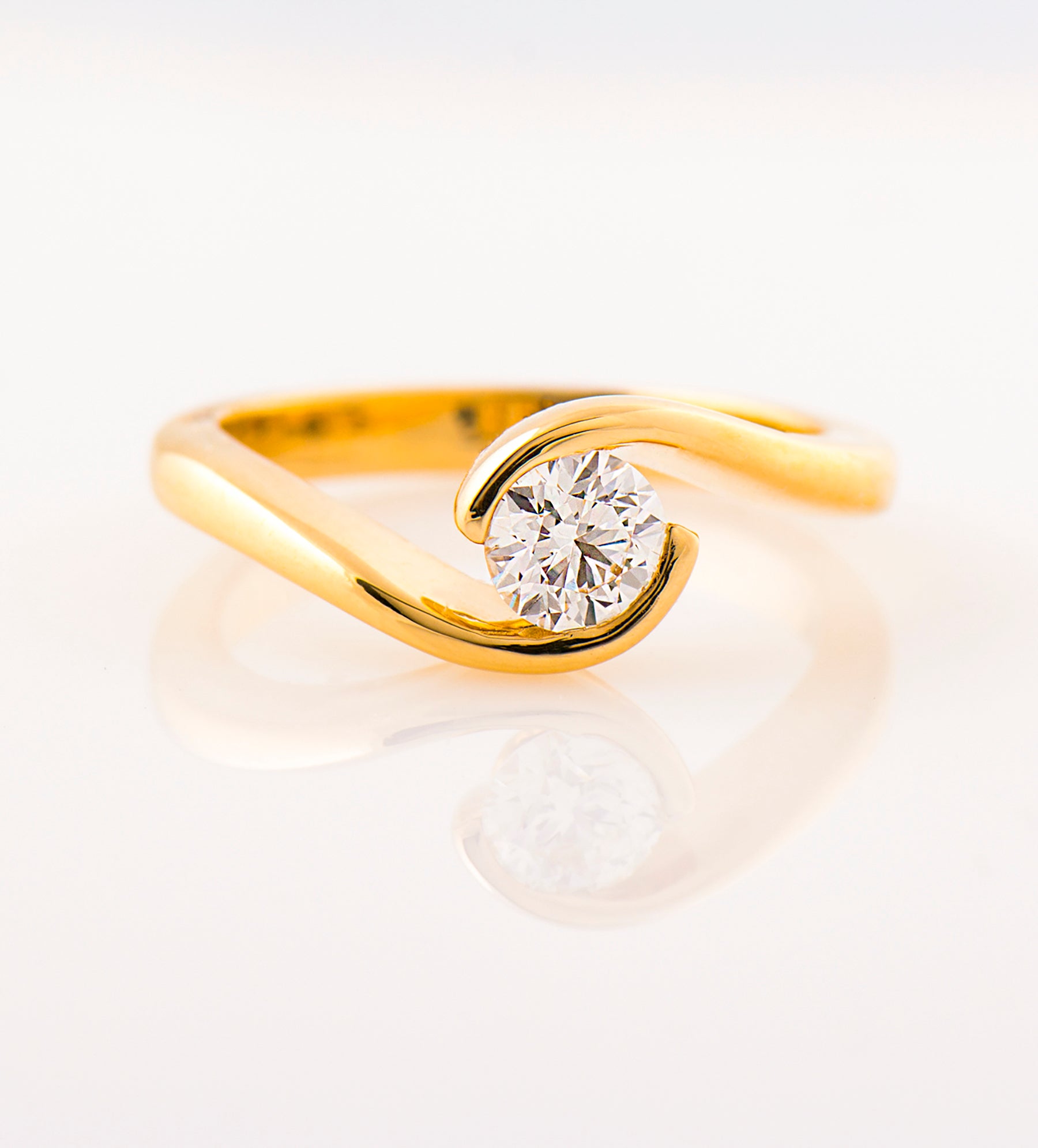 Twisted Engagement Ring