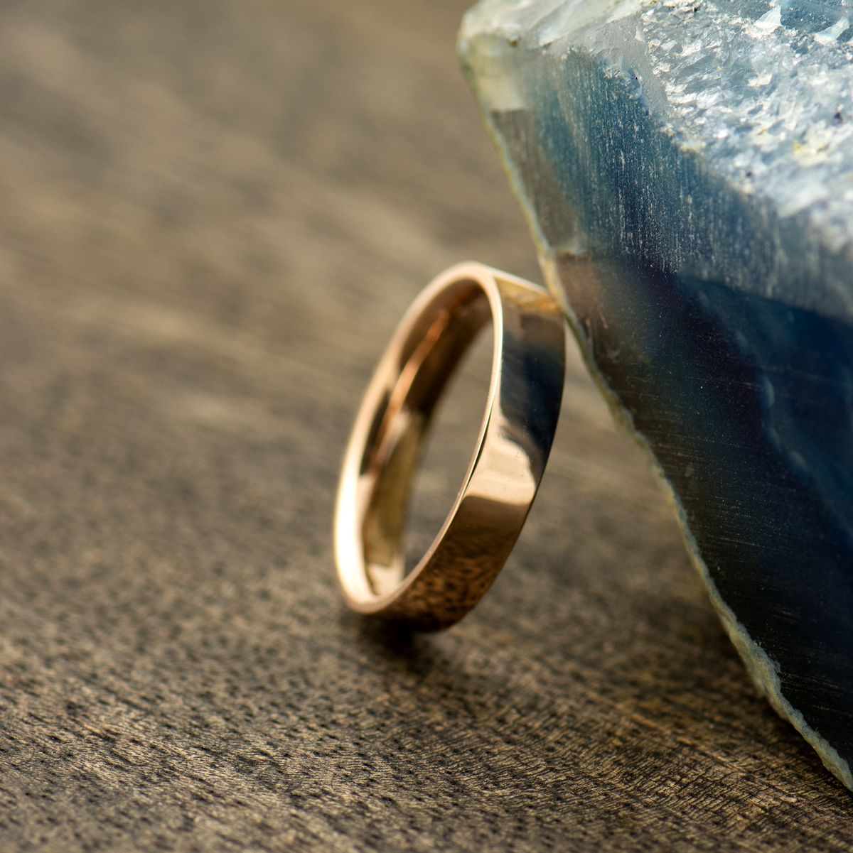 D shape Wedding Ring