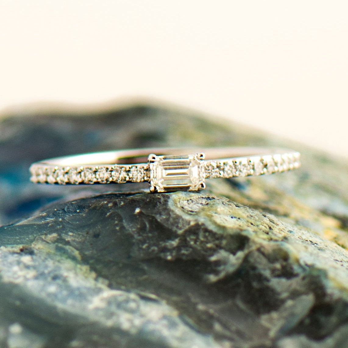 Emerald Diamond Ring