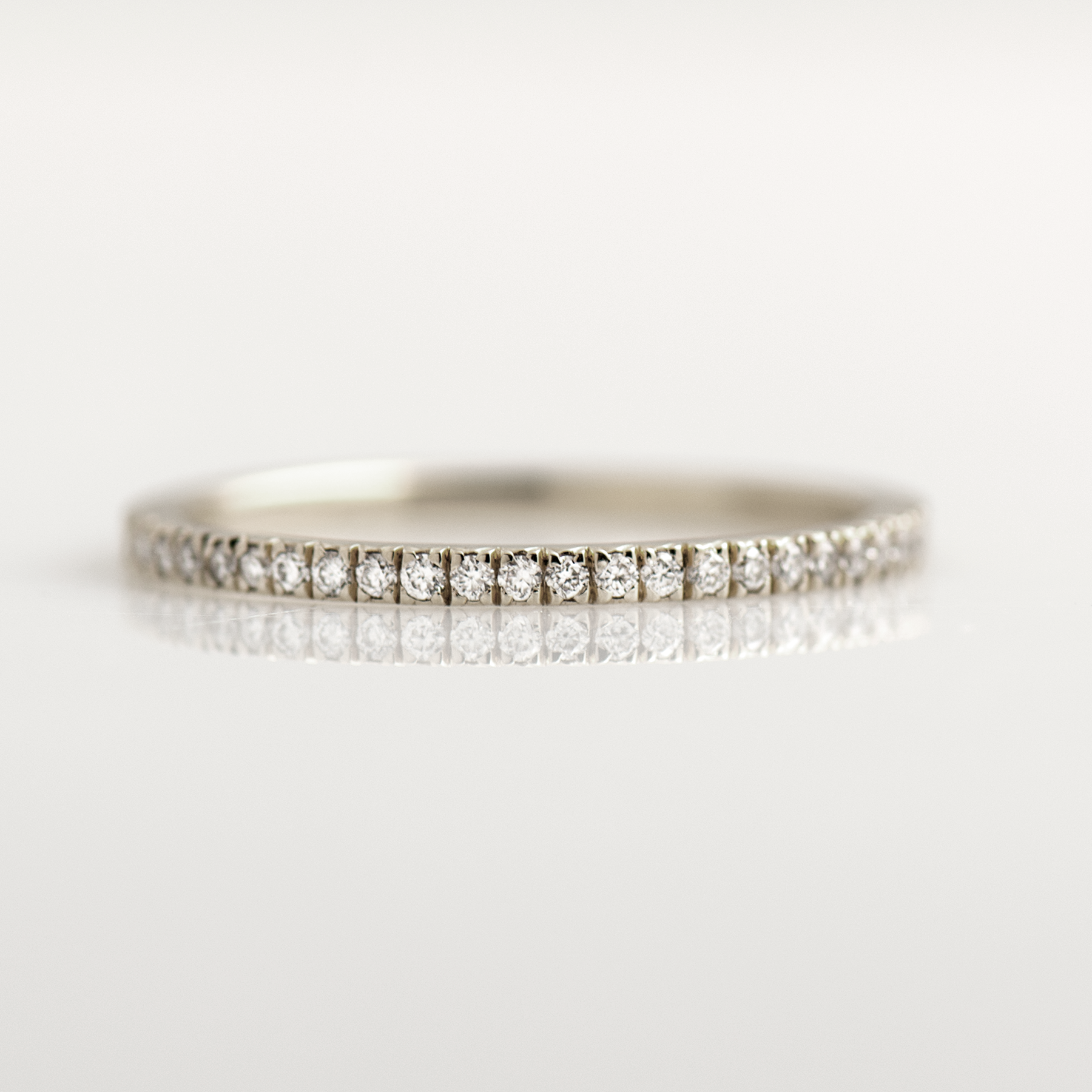 1.4mm Thin Pave' Ring