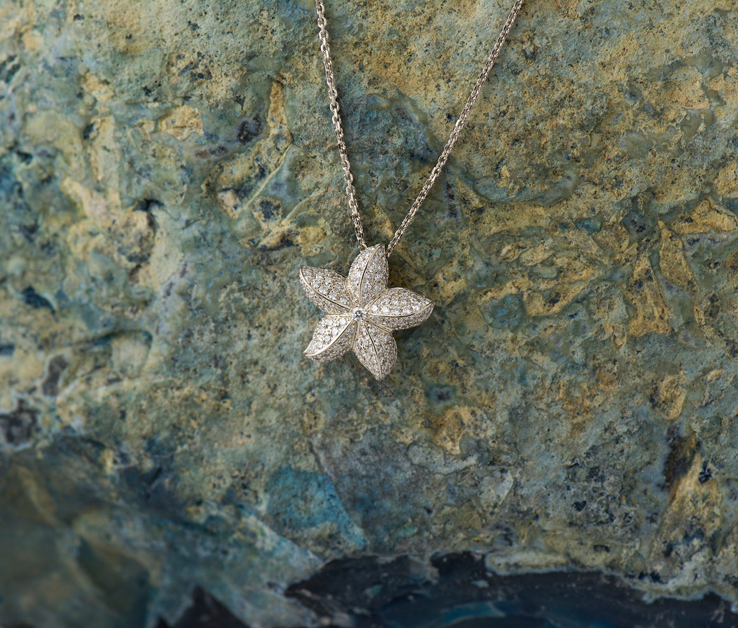 Starfish Diamonds Necklace