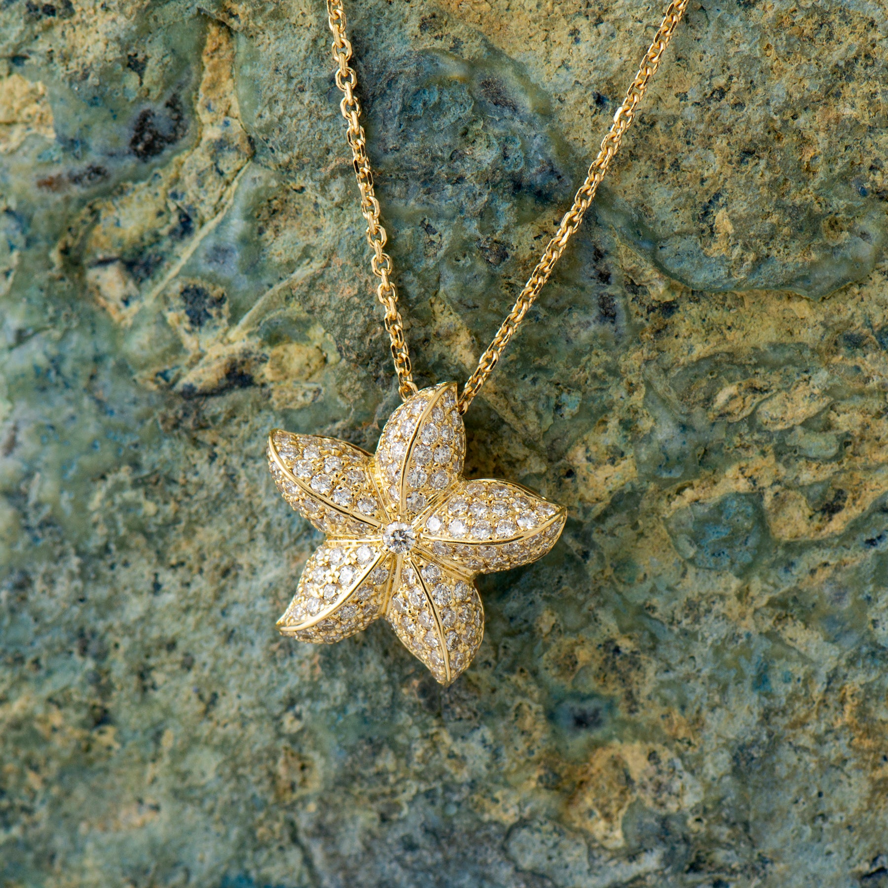Starfish Diamonds Necklace