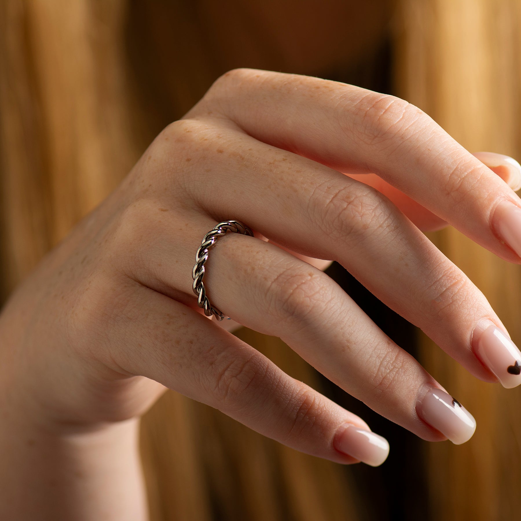 3 MM Braided Ring