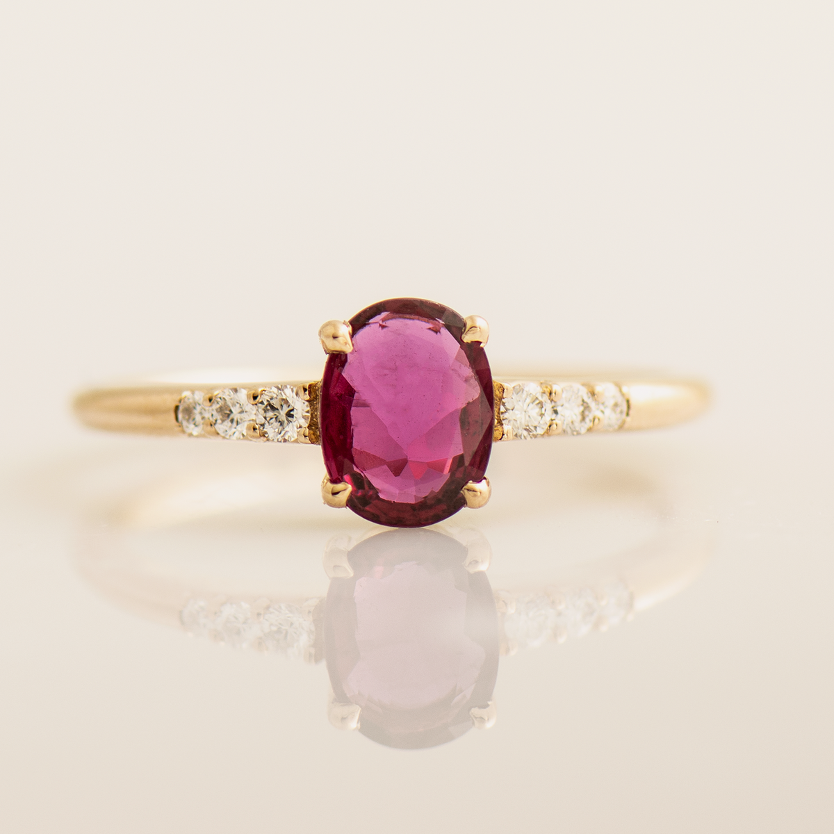 Ruby Engagement Ring