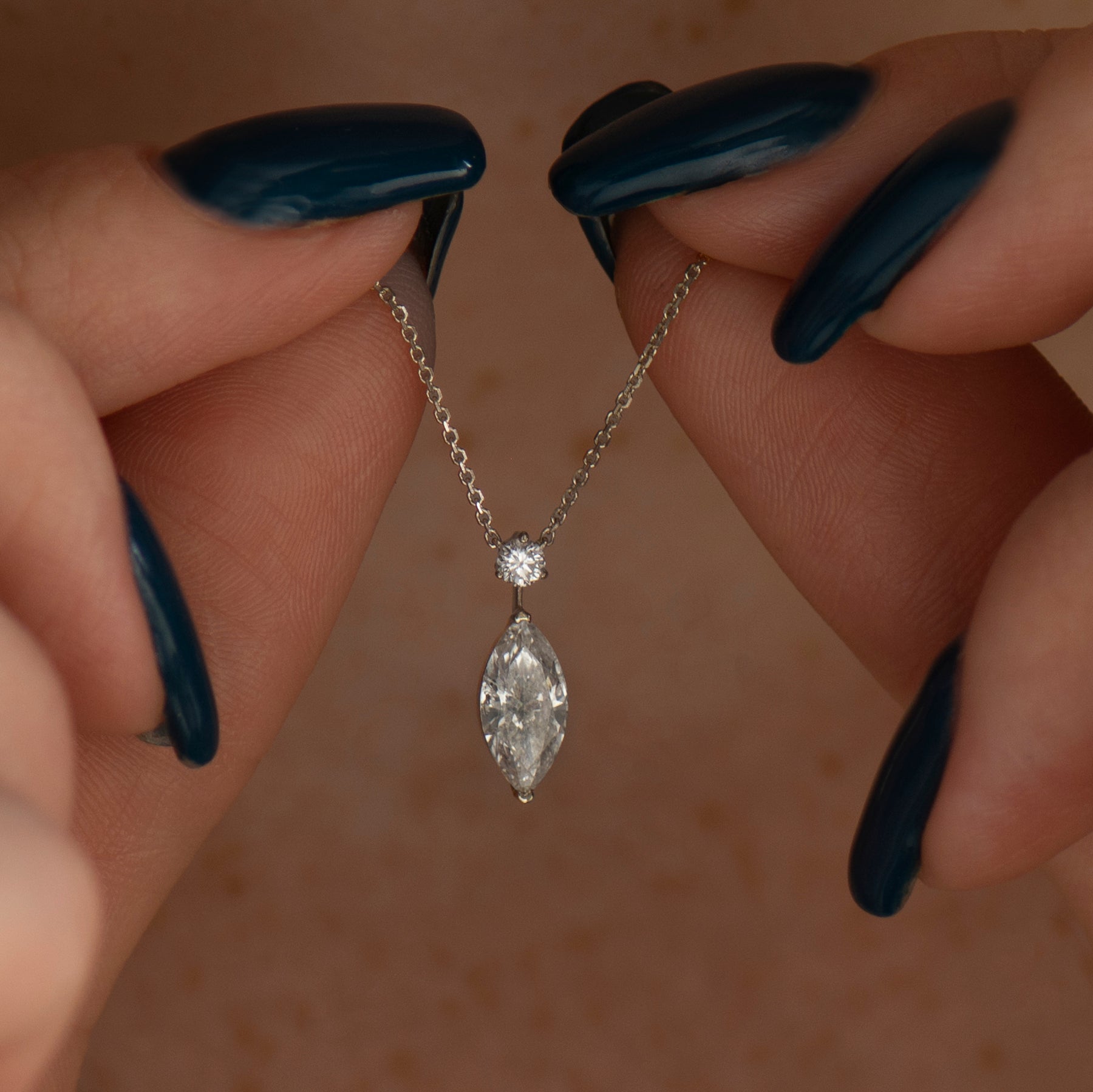 Marquise Diamond Necklace
