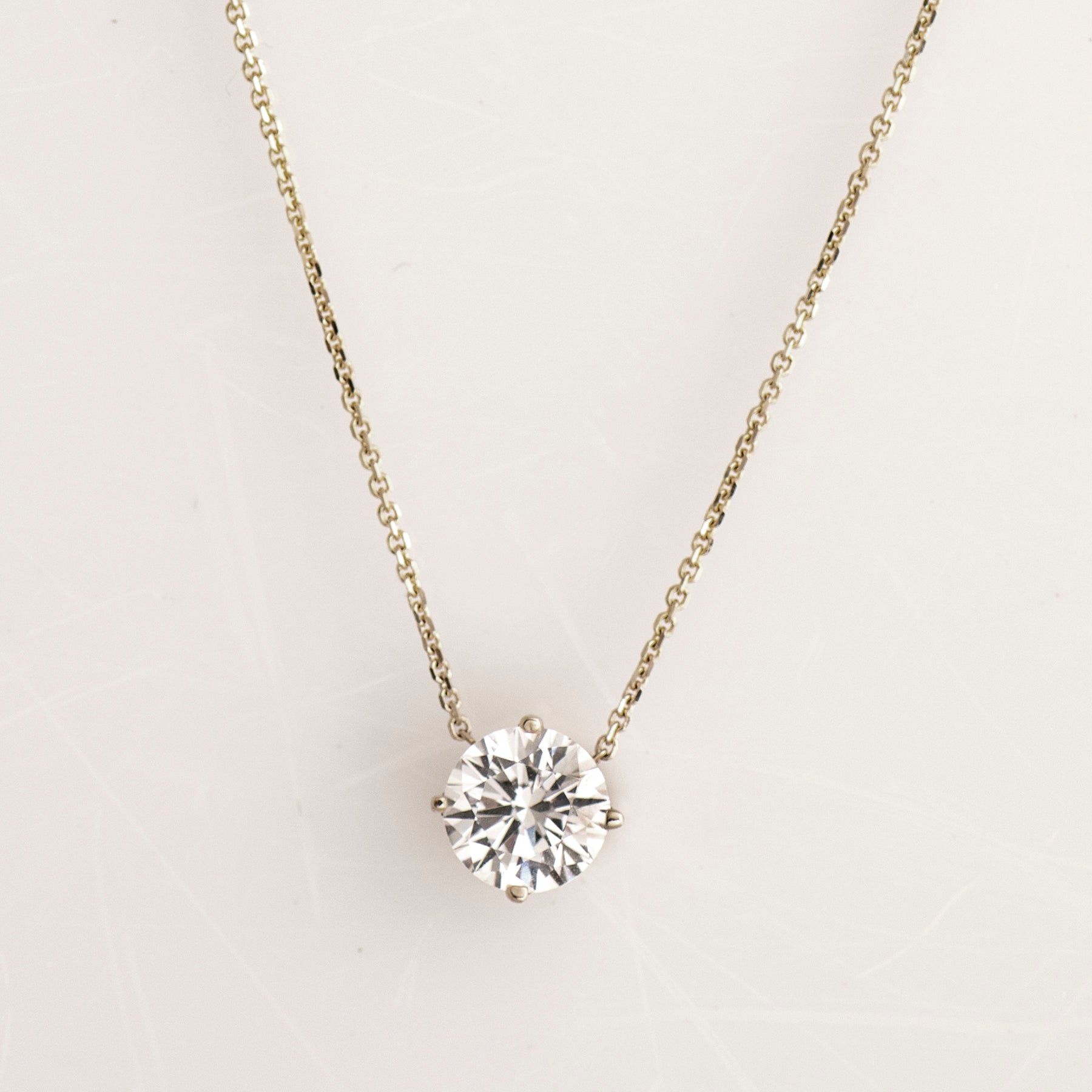 Solitaire Diamond Necklace