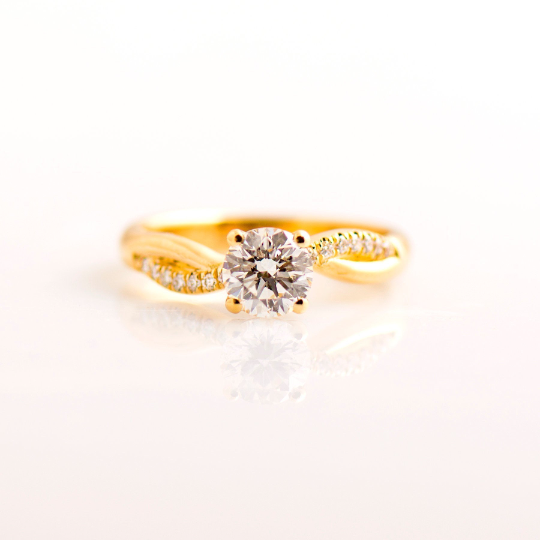 Twisted Engagement Ring