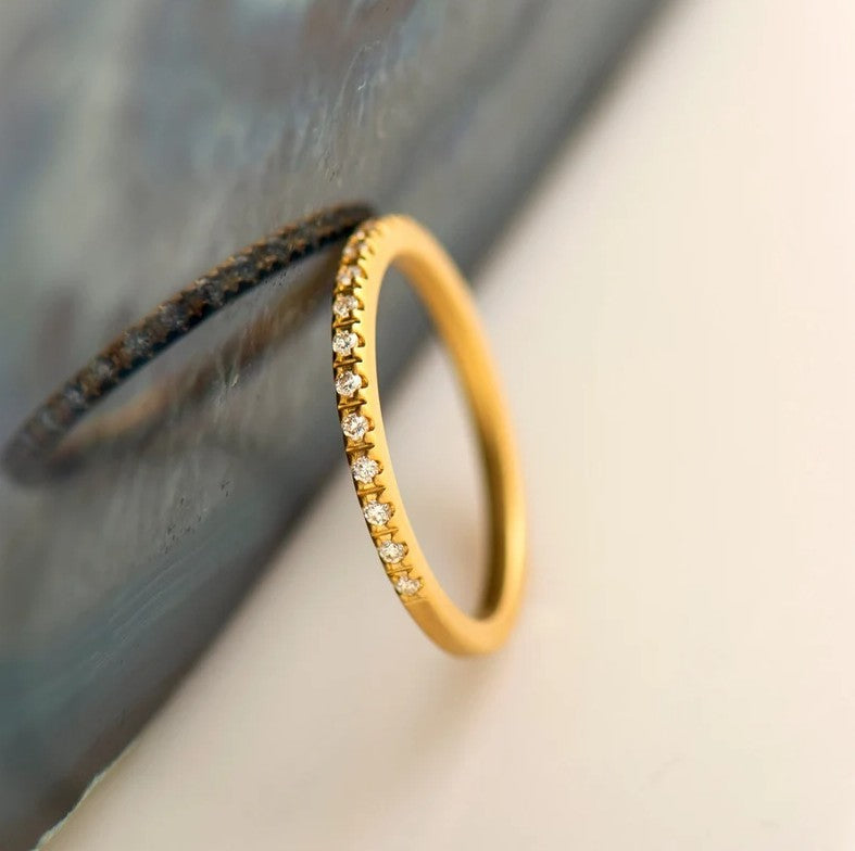 Delicate Boho Diamonds Band