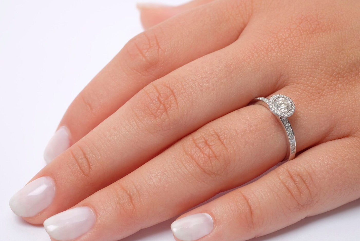 Halo Engagement Ring