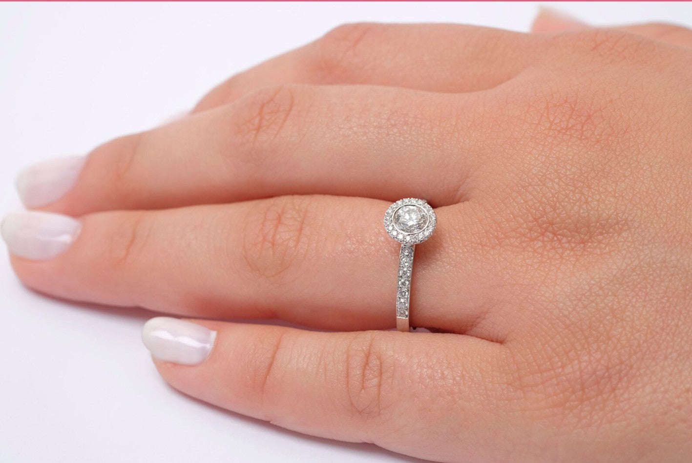 Halo Engagement Ring