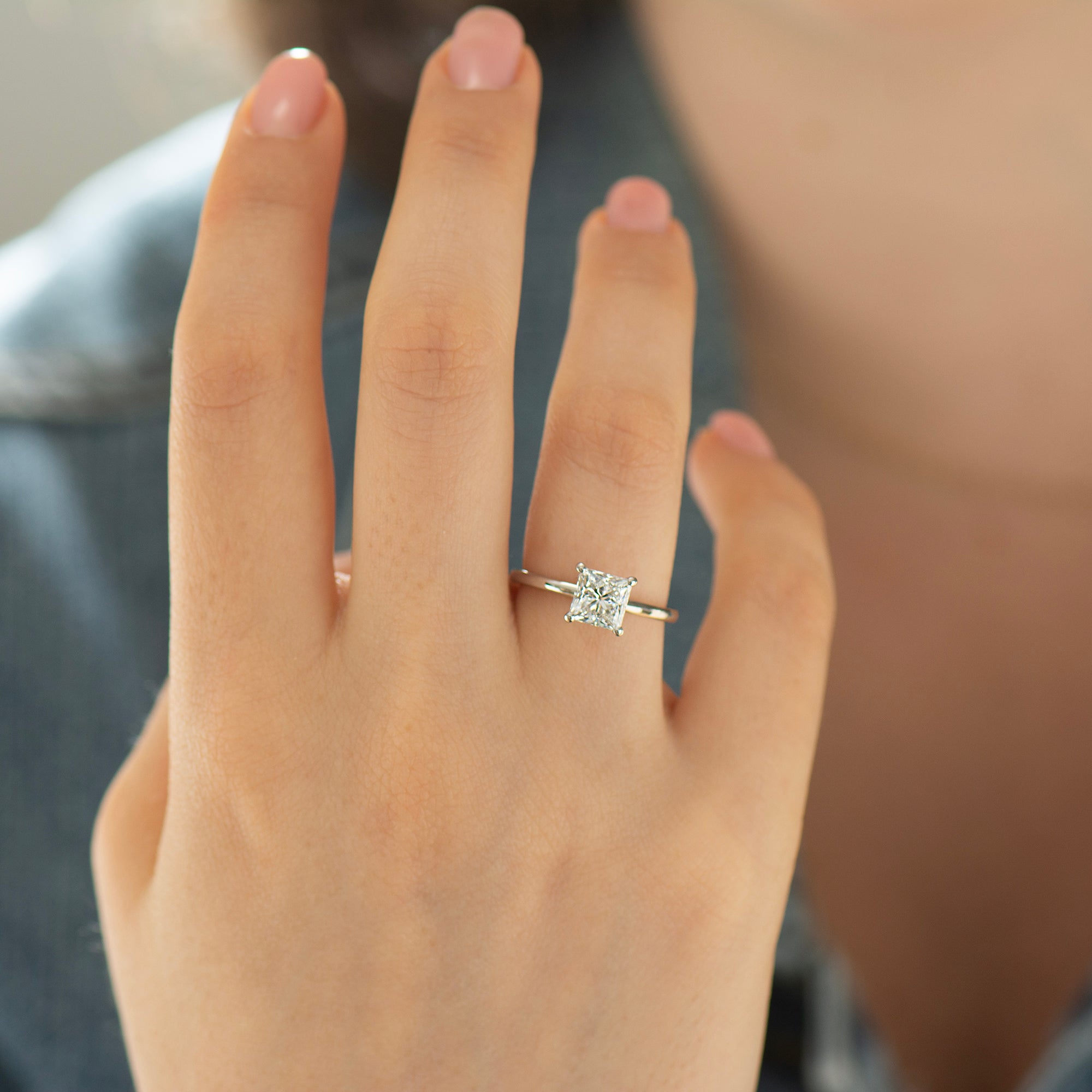 Classic Princess Engagement Ring