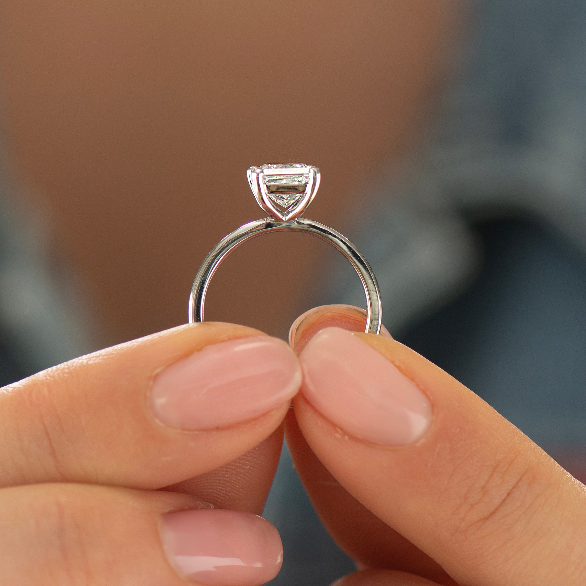 Classic Princess Engagement Ring