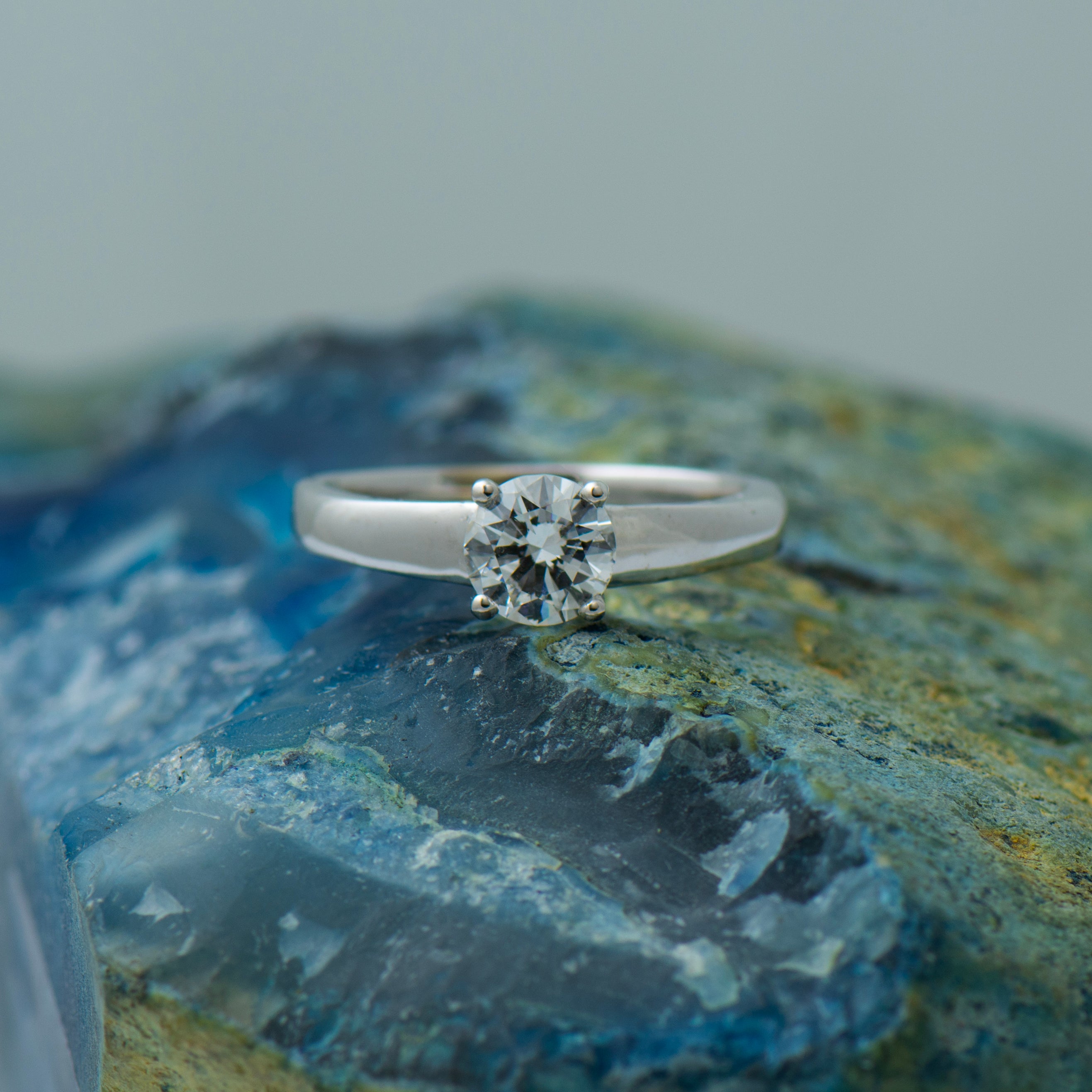 Bold Solitaire Diamond Ring