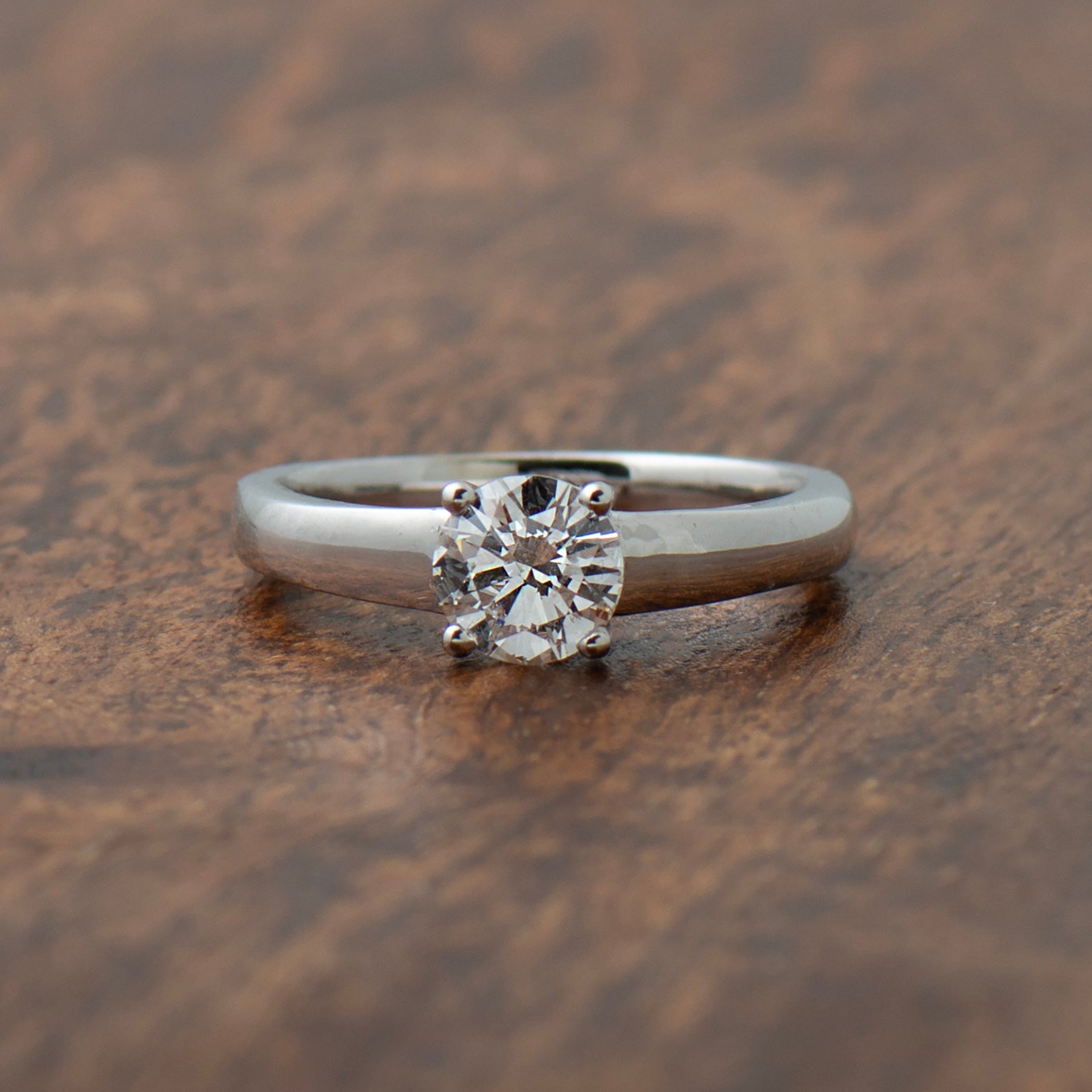 Bold Solitaire Diamond Ring