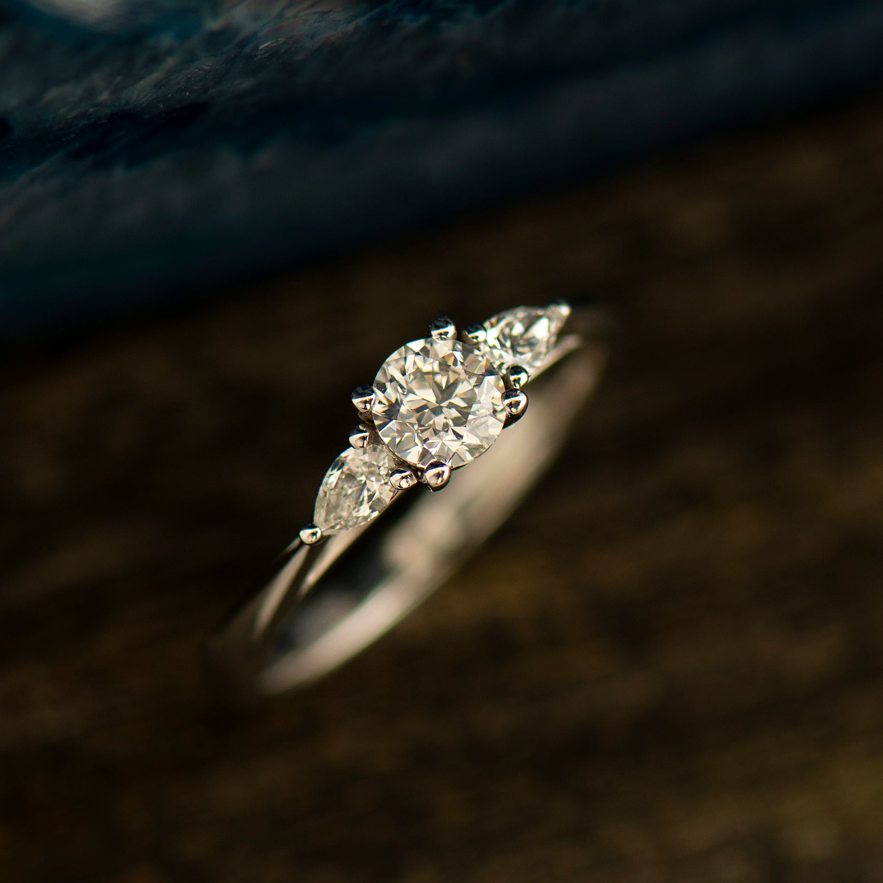 Three Stone Engagement Ring