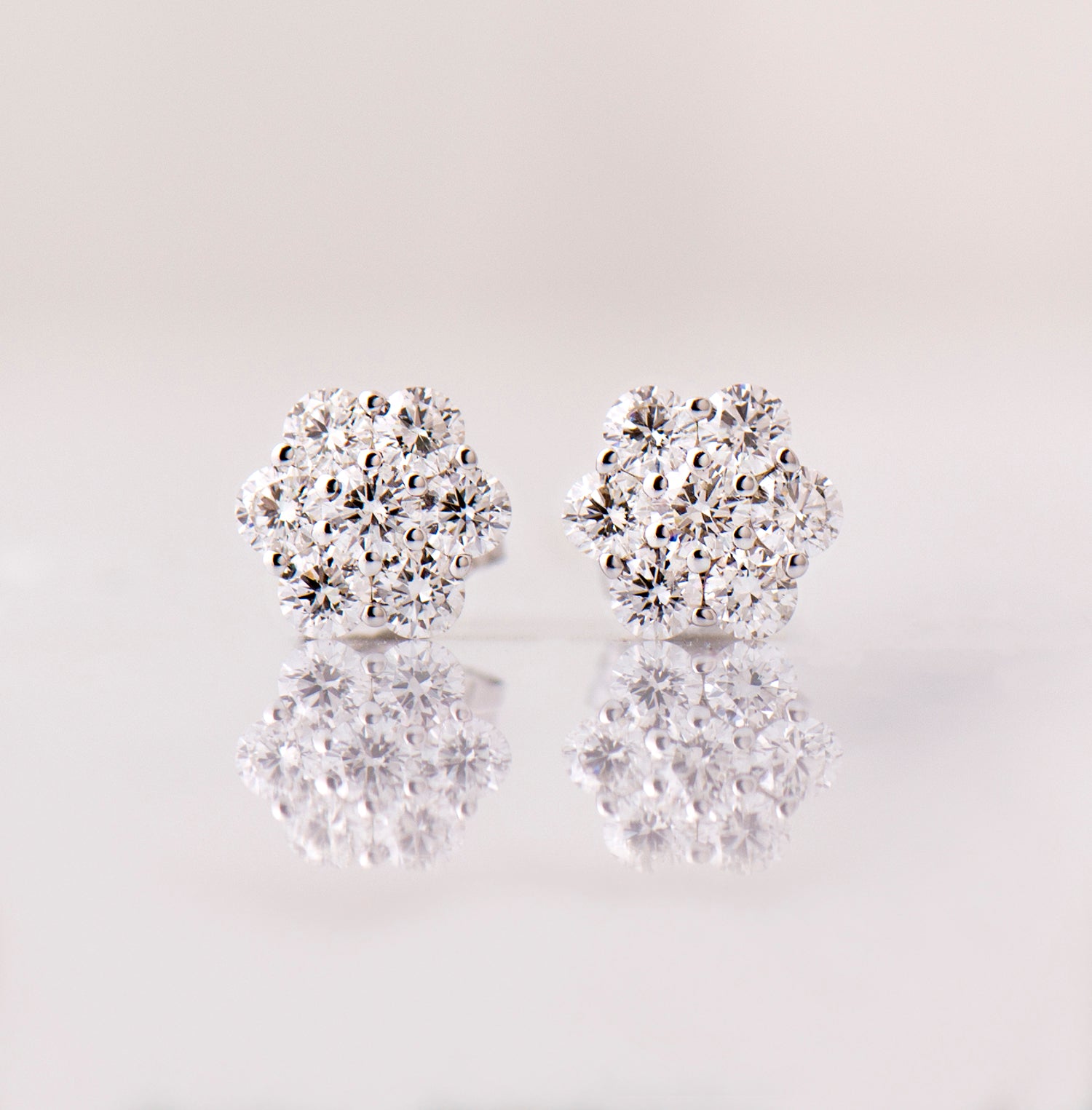 Flower Diamonds Studs